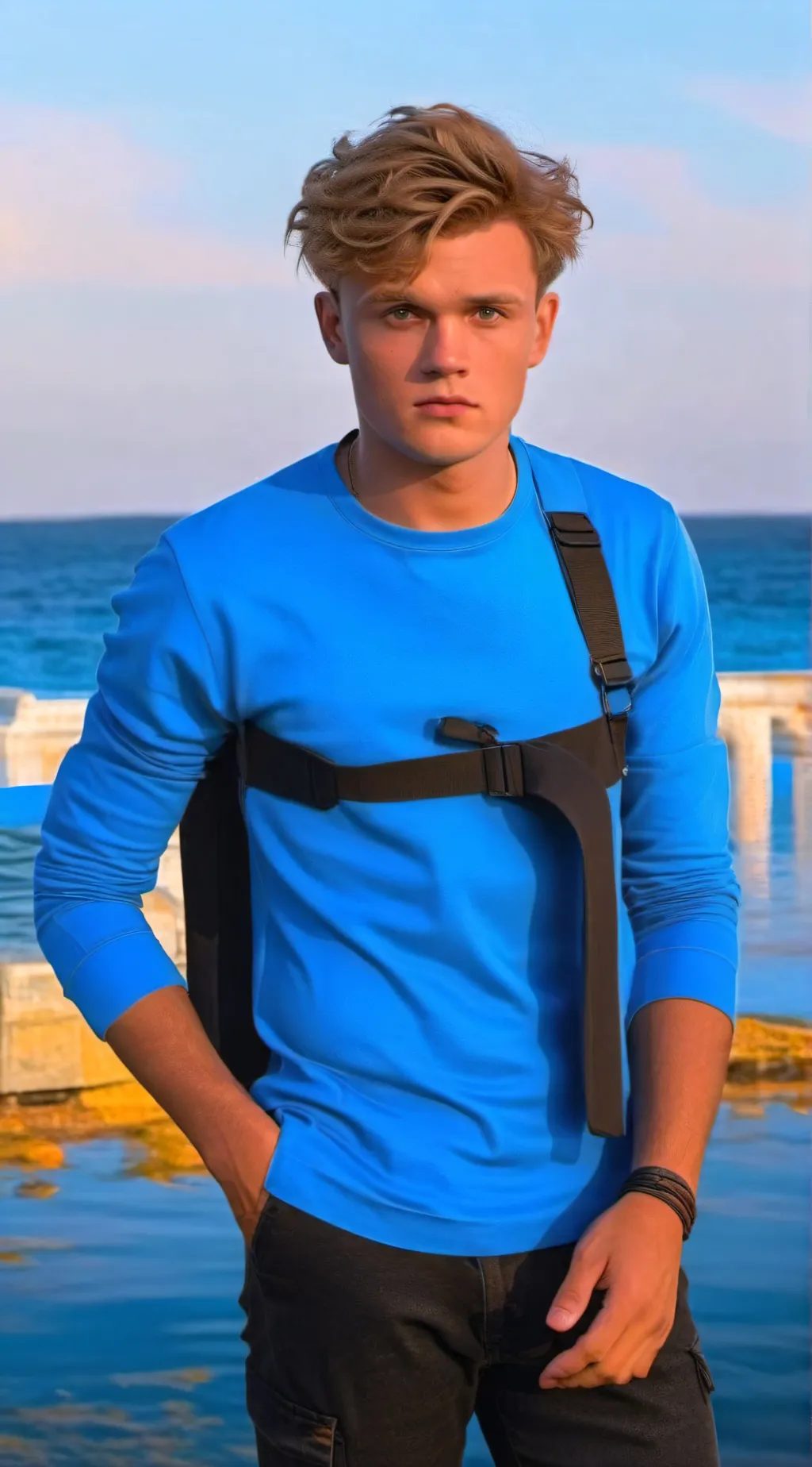 ai character: Ryan Trahan background