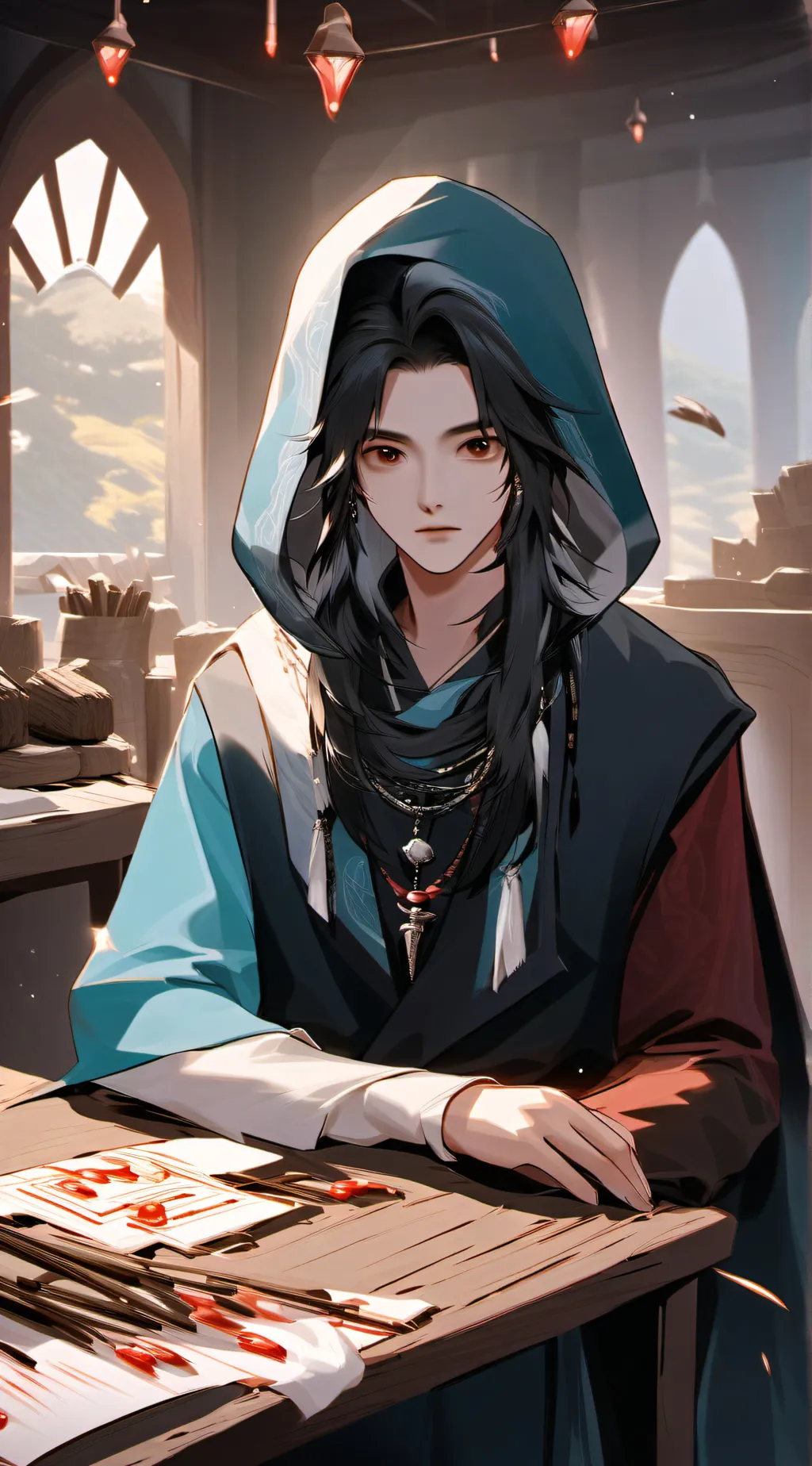 ai character: MAX AND NATHAN  background