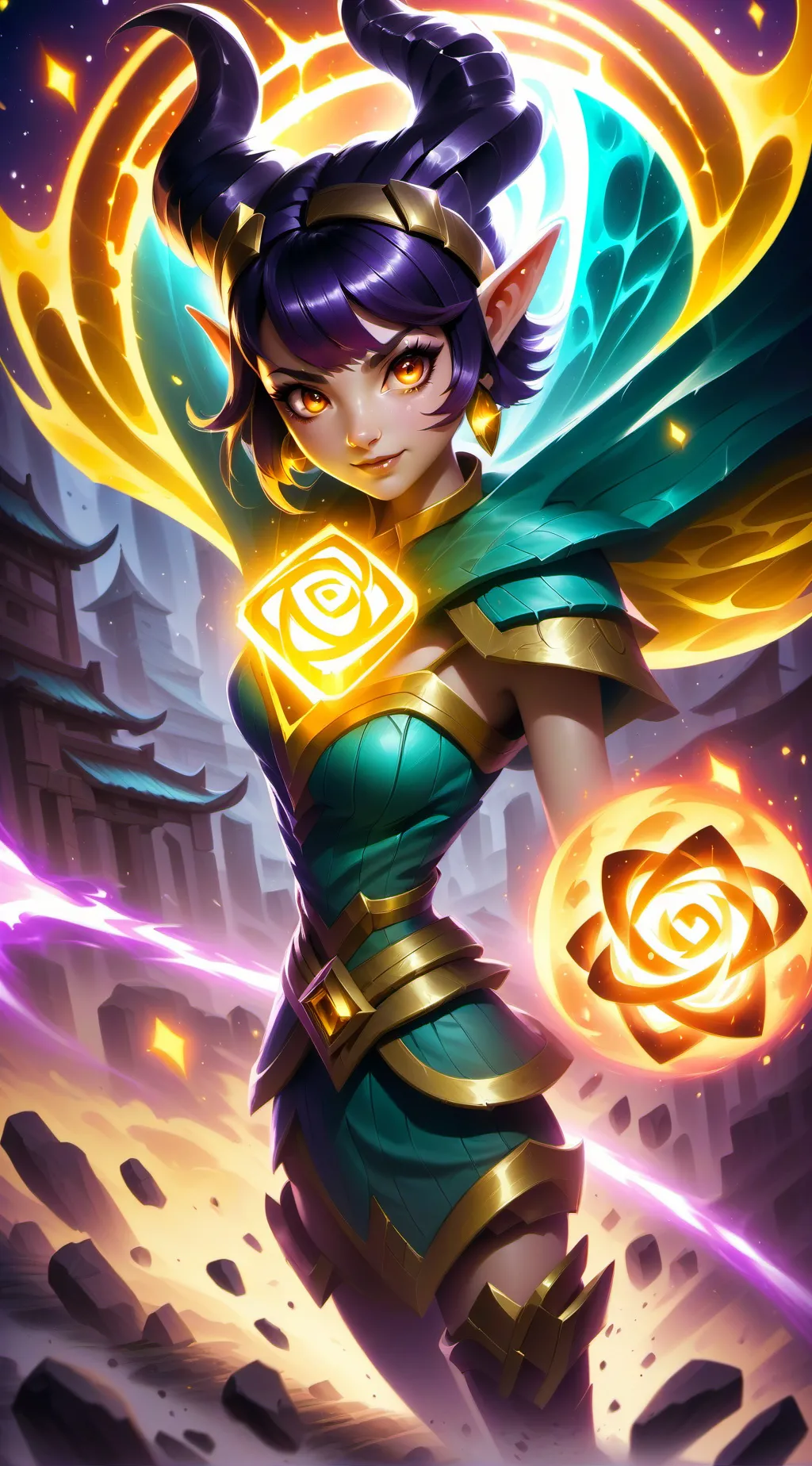 ai character: Fruitia The Best! background