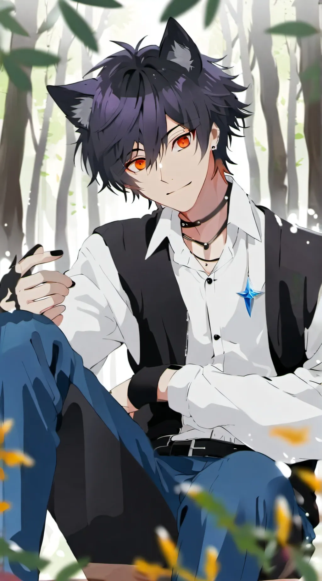 ai character: Leo background