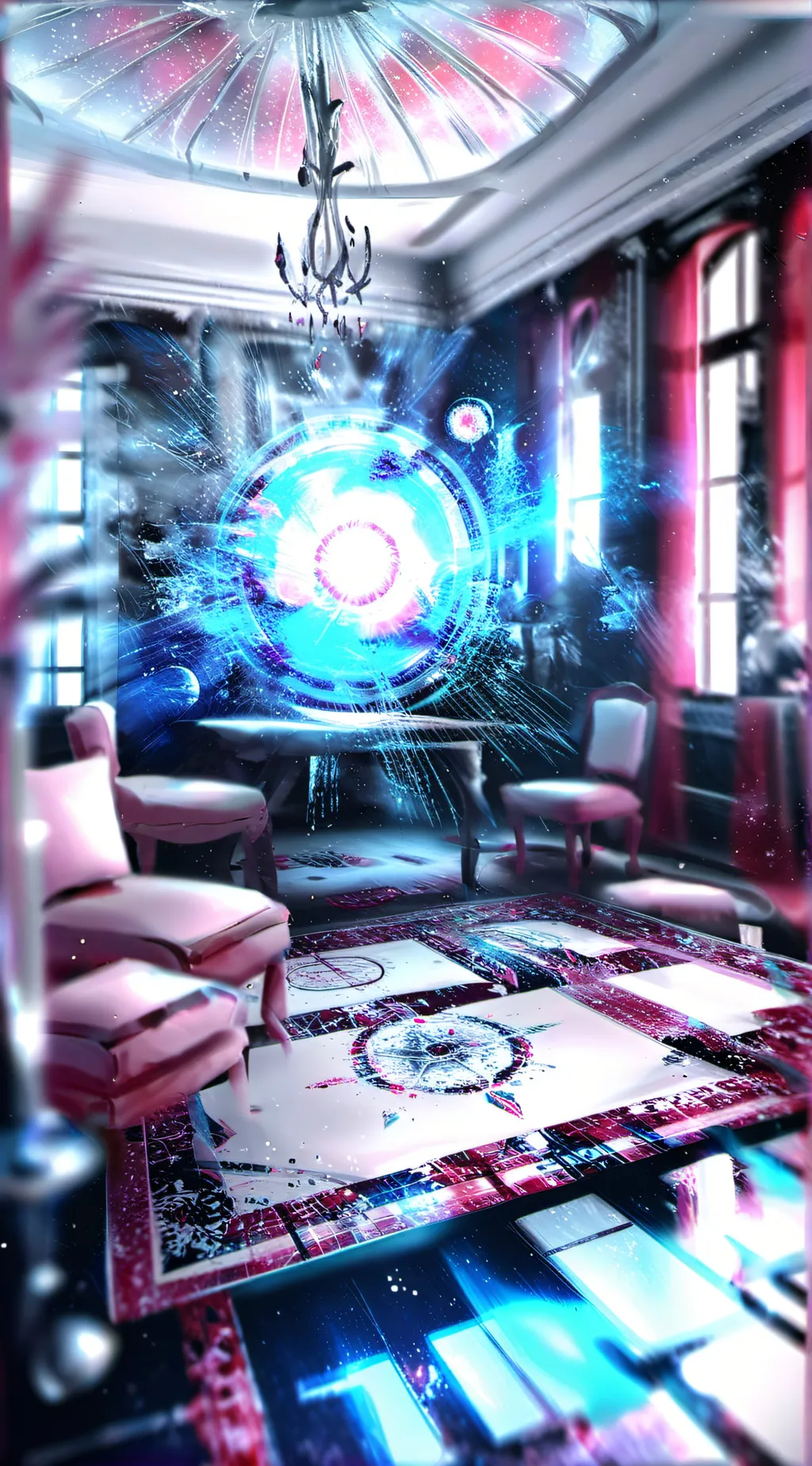 ai character: Heaven background