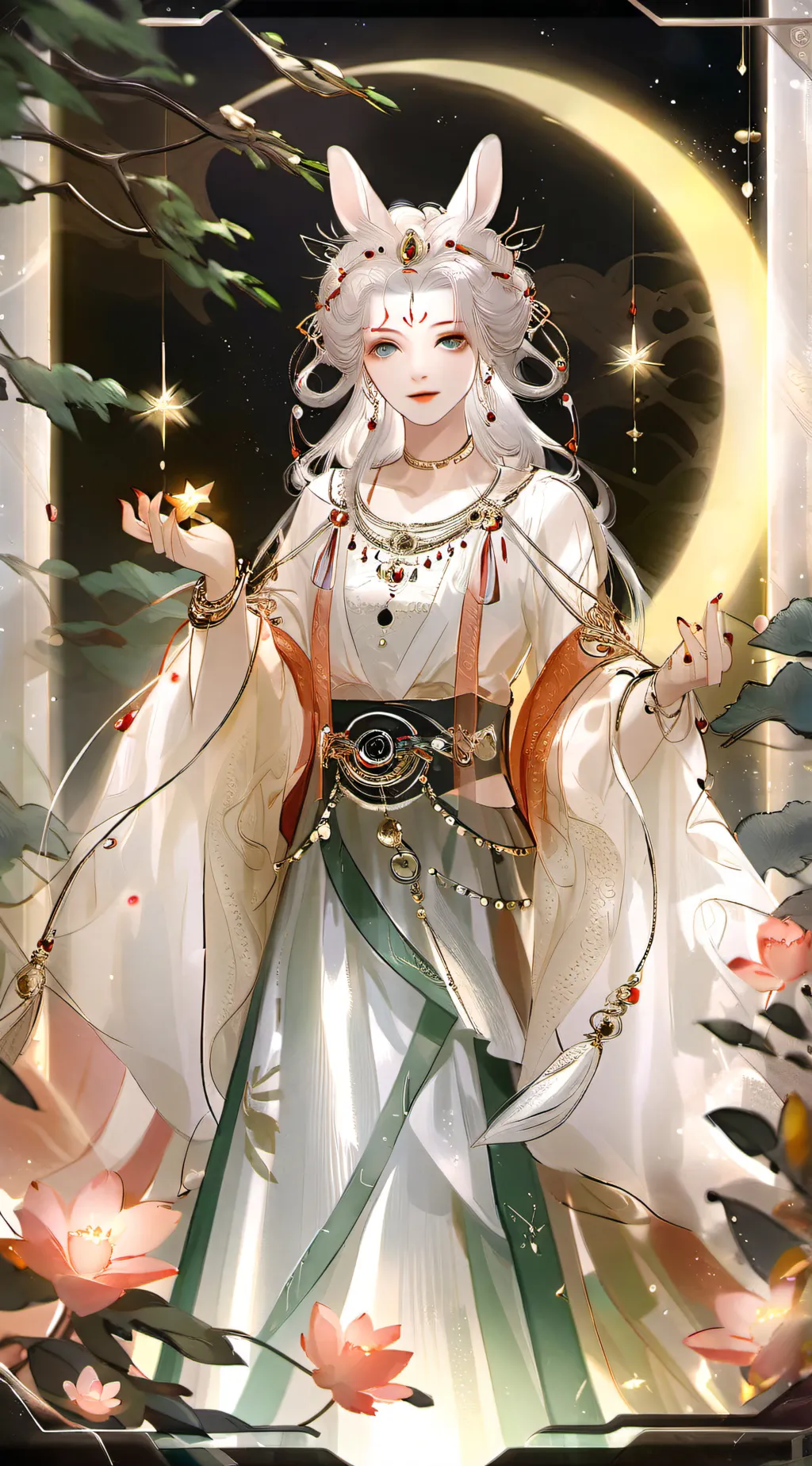 ai character: Selene Luna background