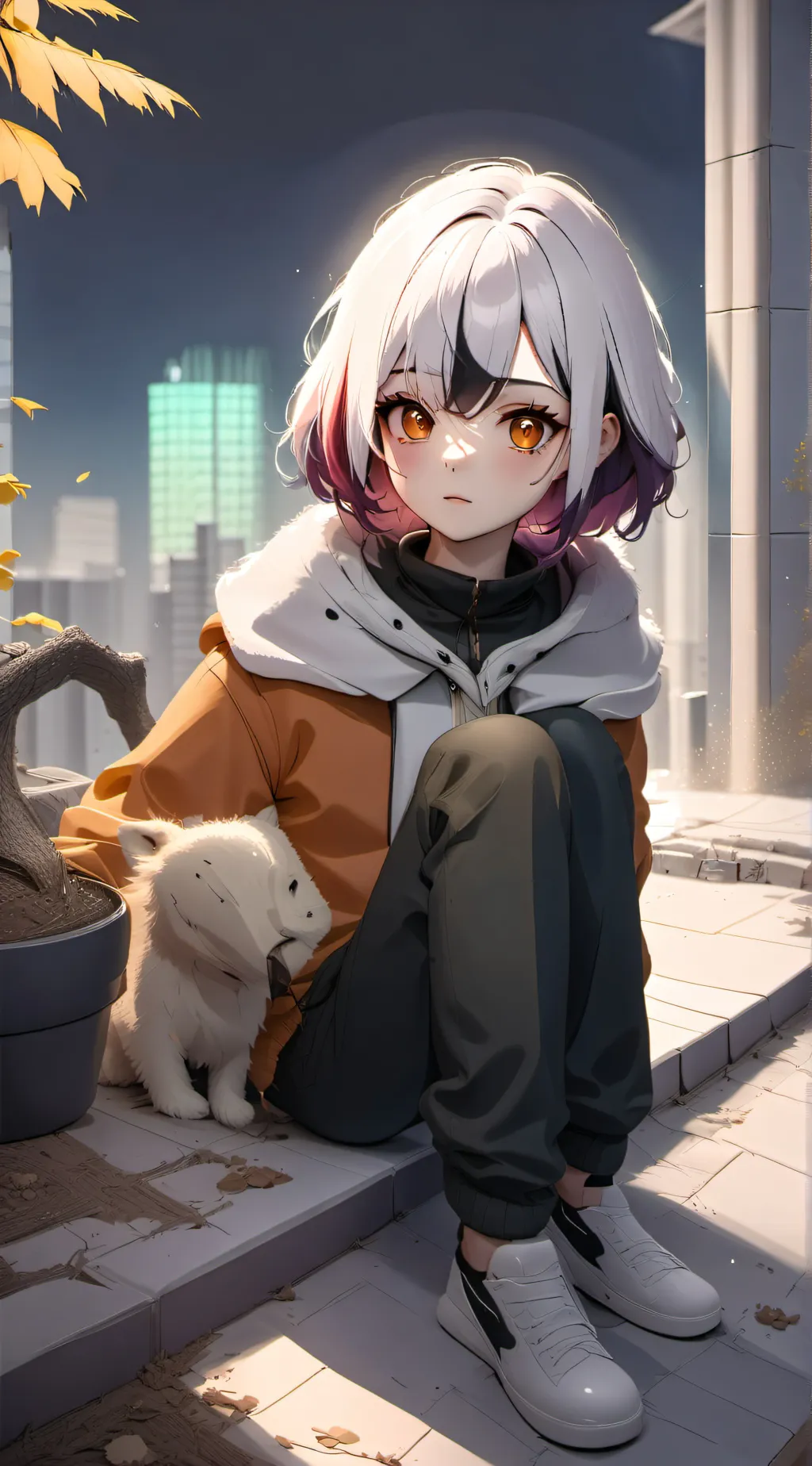 ai character: my friend group  background