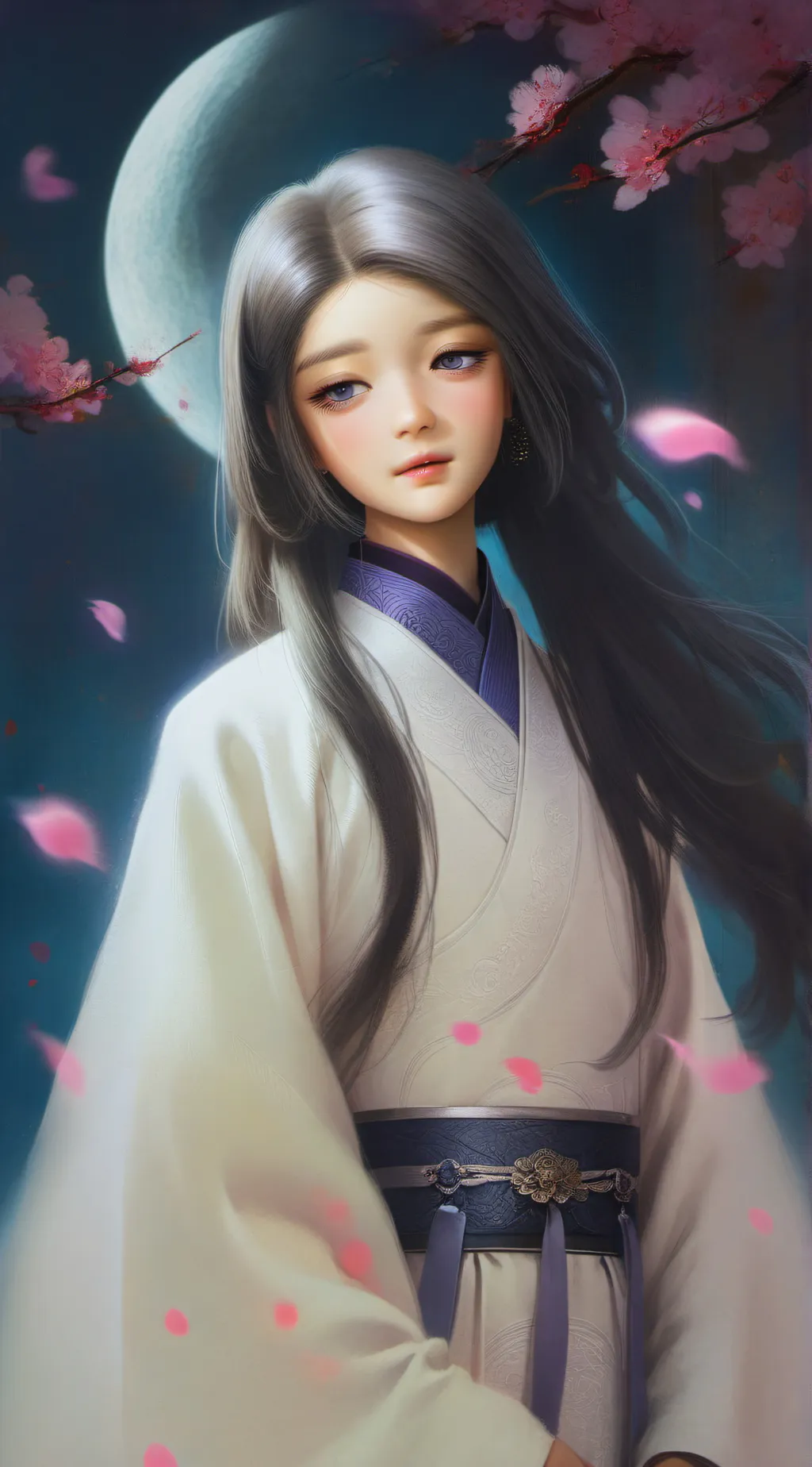 ai character: Ivory background