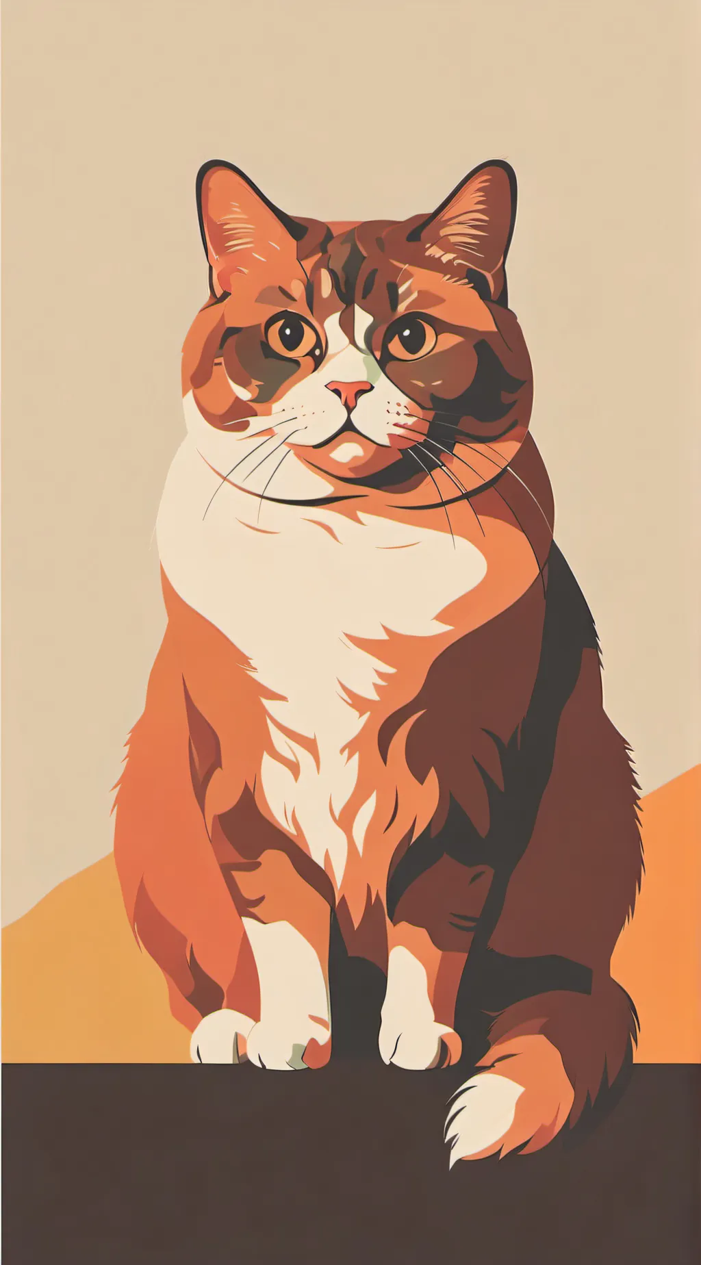 ai character: Garfield background