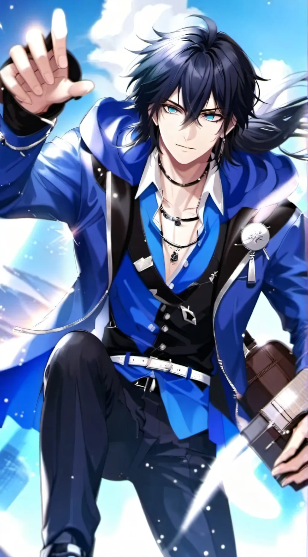 ai character: 🖤 Zachary 🖤 background