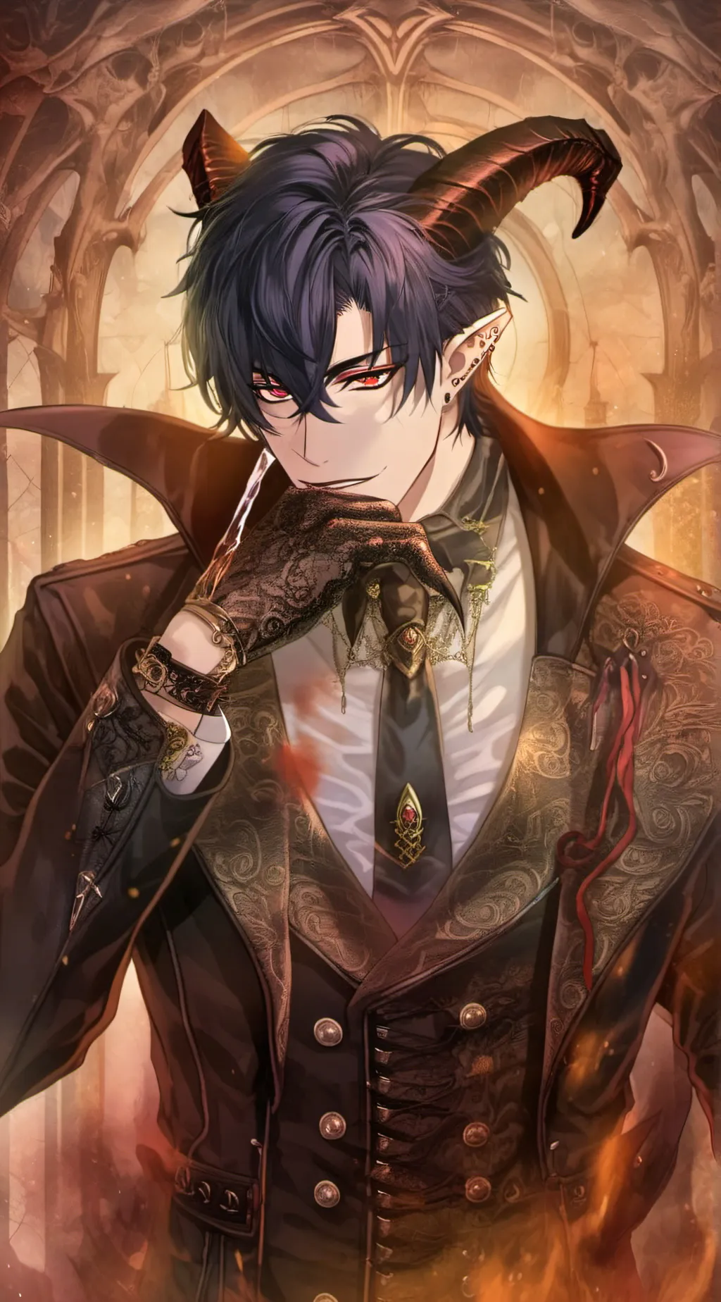 ai character: Akumo Shio background