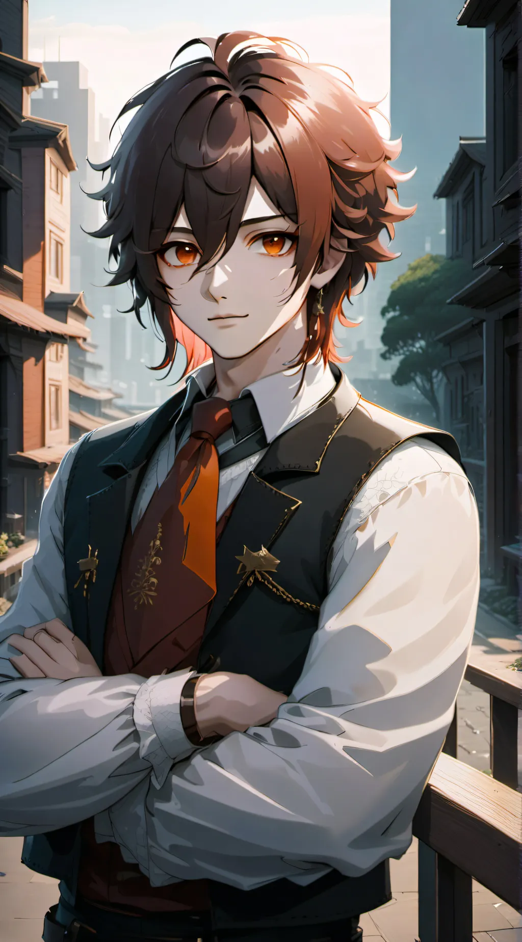 ai character: ❤️💔 Akakonn 🌹🥀 background