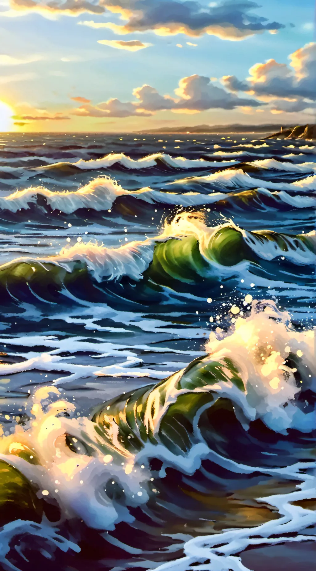 ai character: radio apple.. background