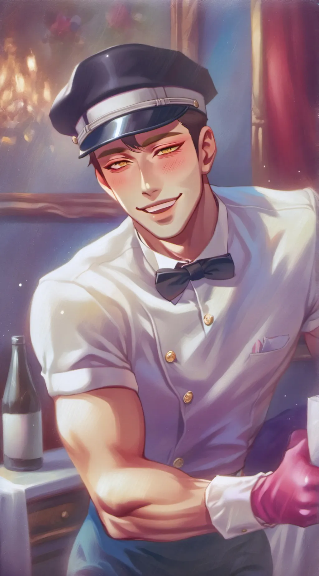 ai character: Milkman  background