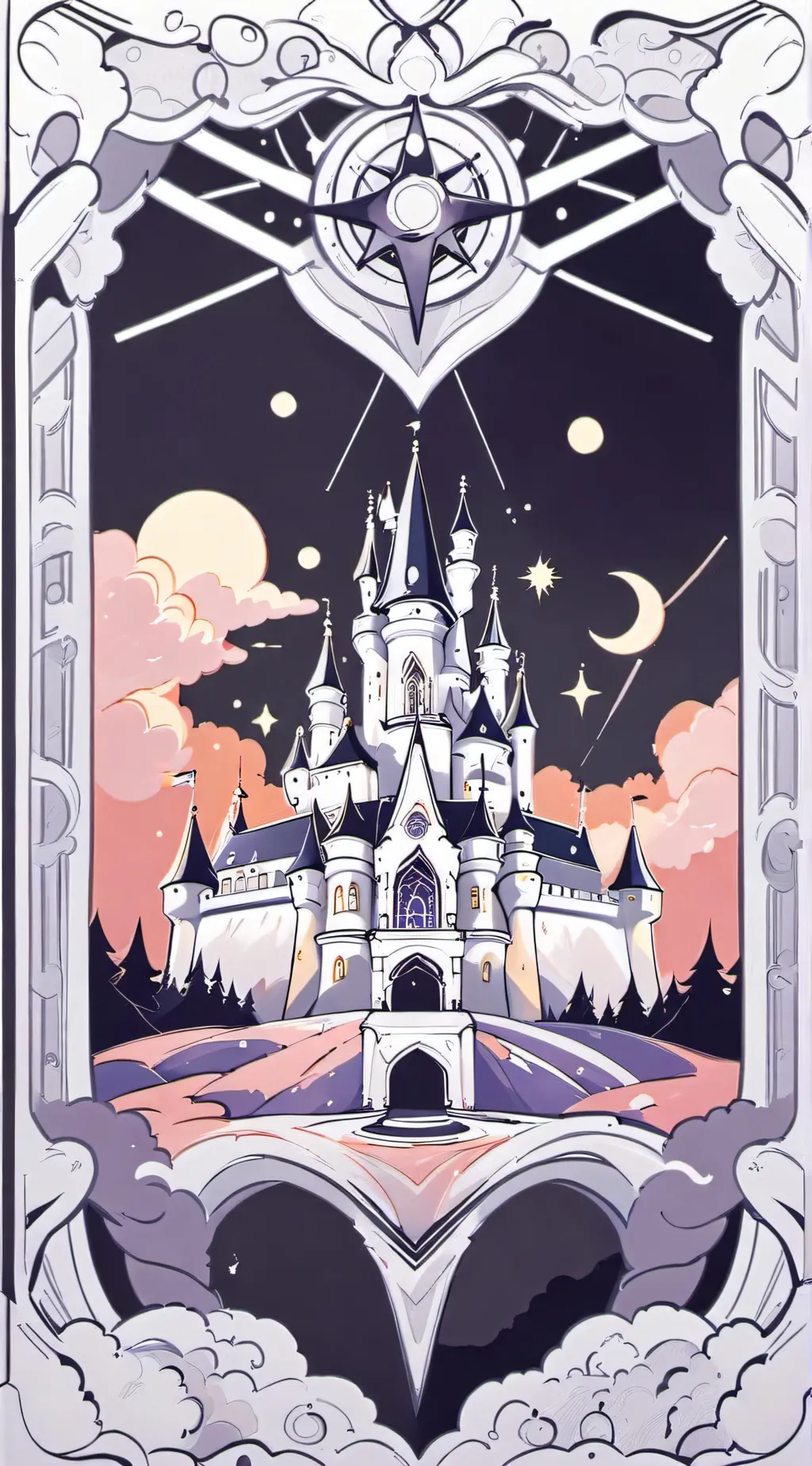 ai character: Magic academy  background