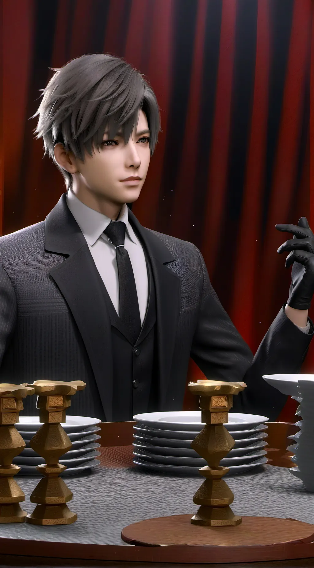 ai character: Kats nightmare background