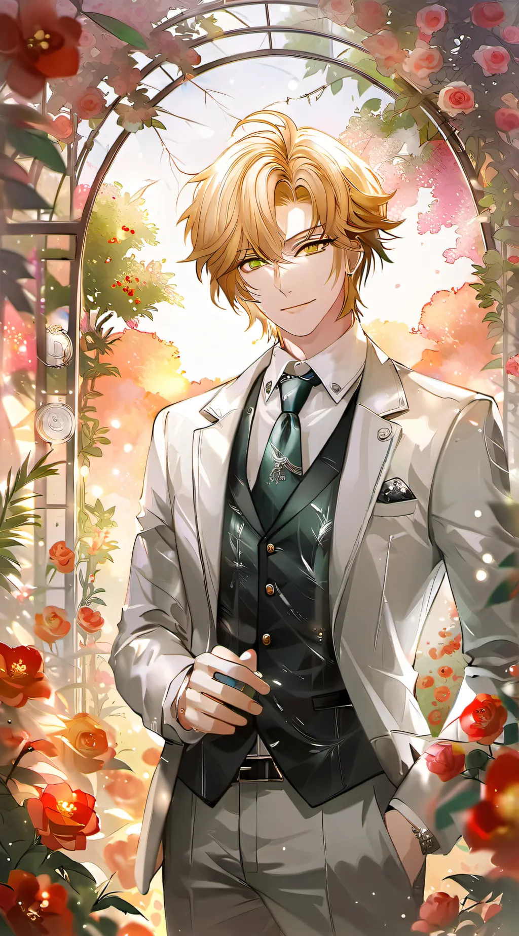 ai character: zack..☆ background