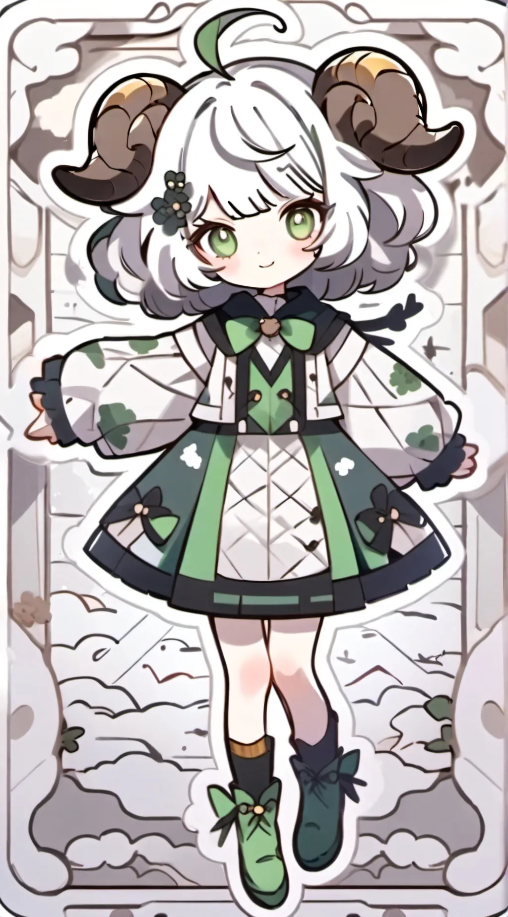 ai character: Wolly background