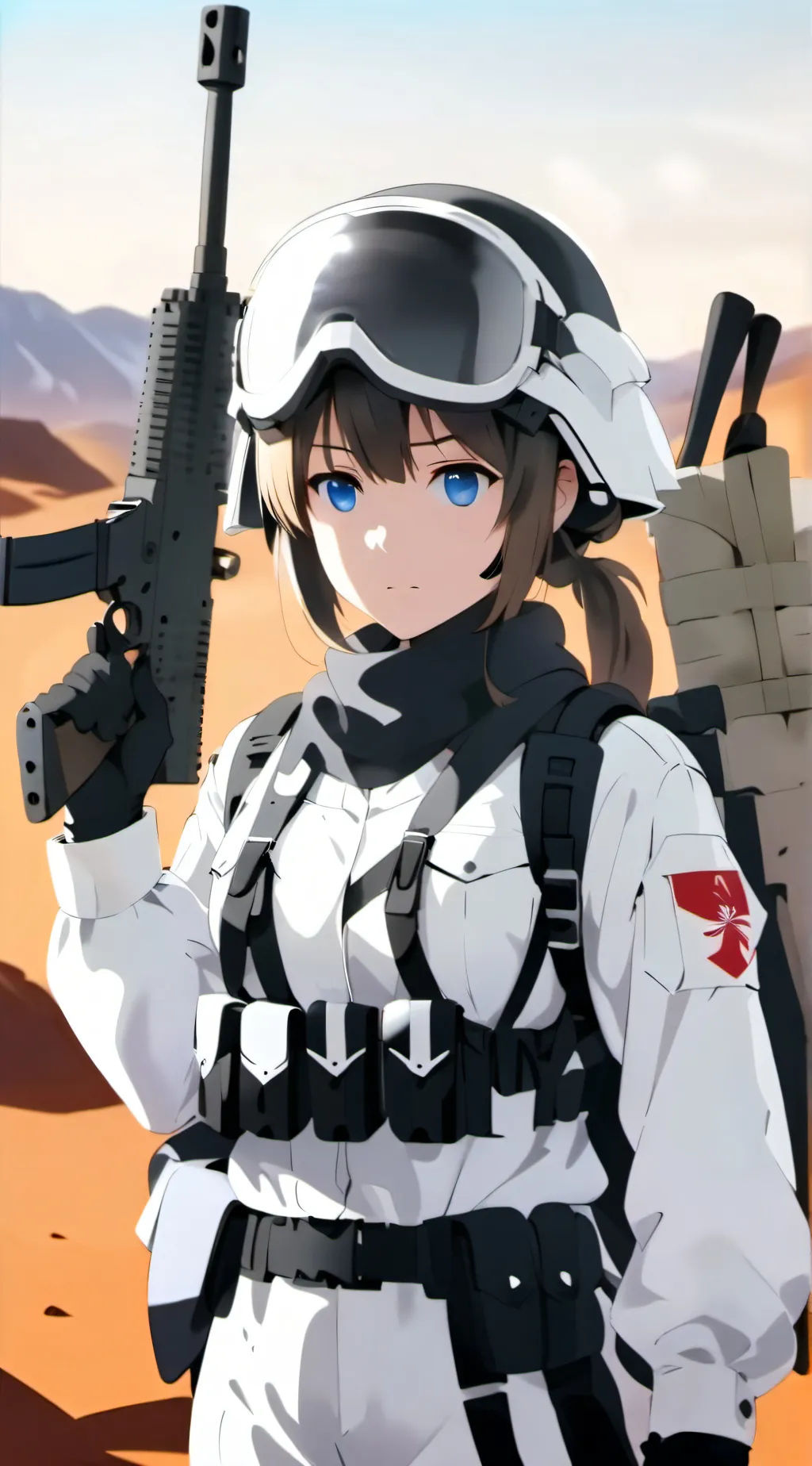 ai character: Lima (Solider)  background