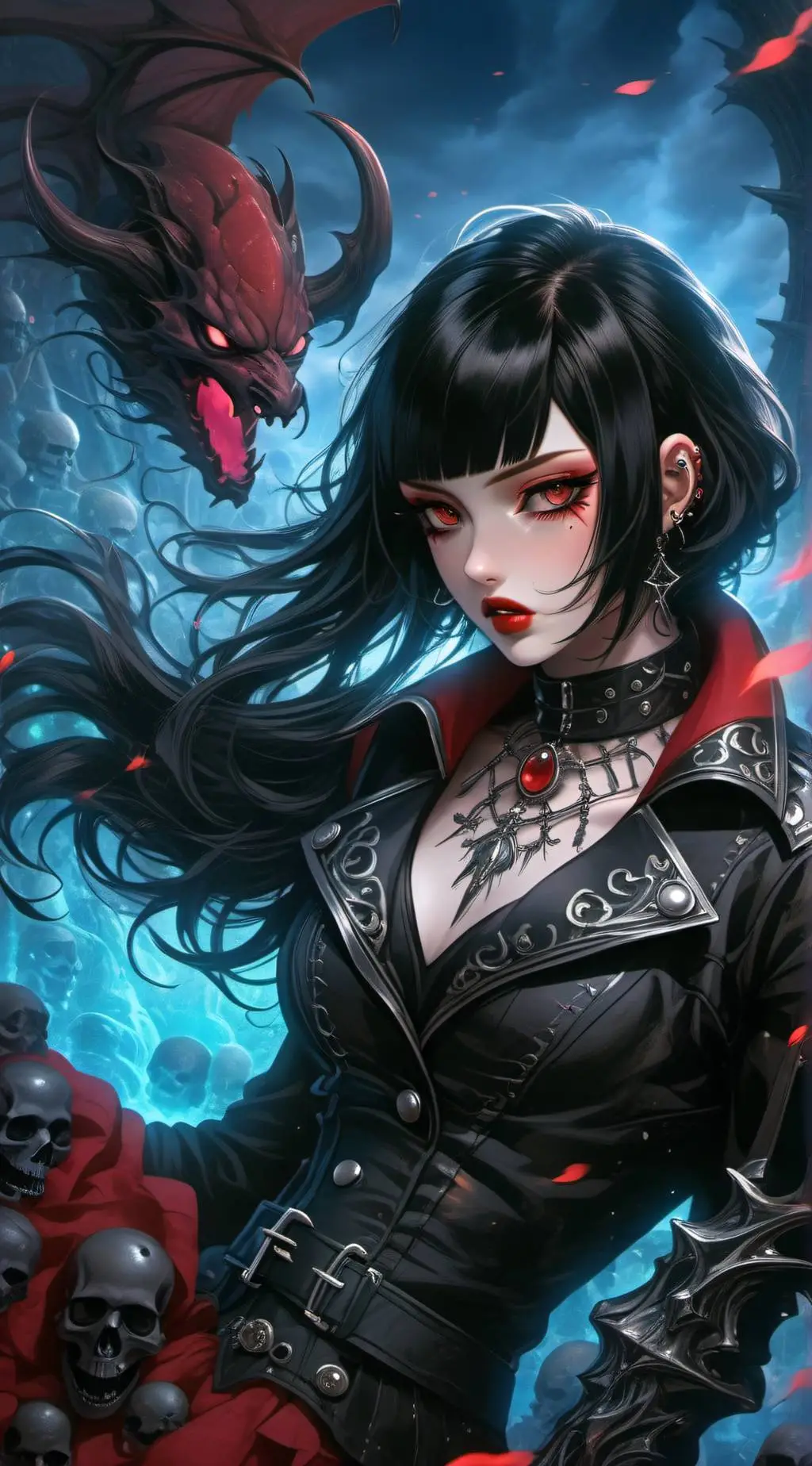 ai character: BB's Nicky 💀🥀💋 background