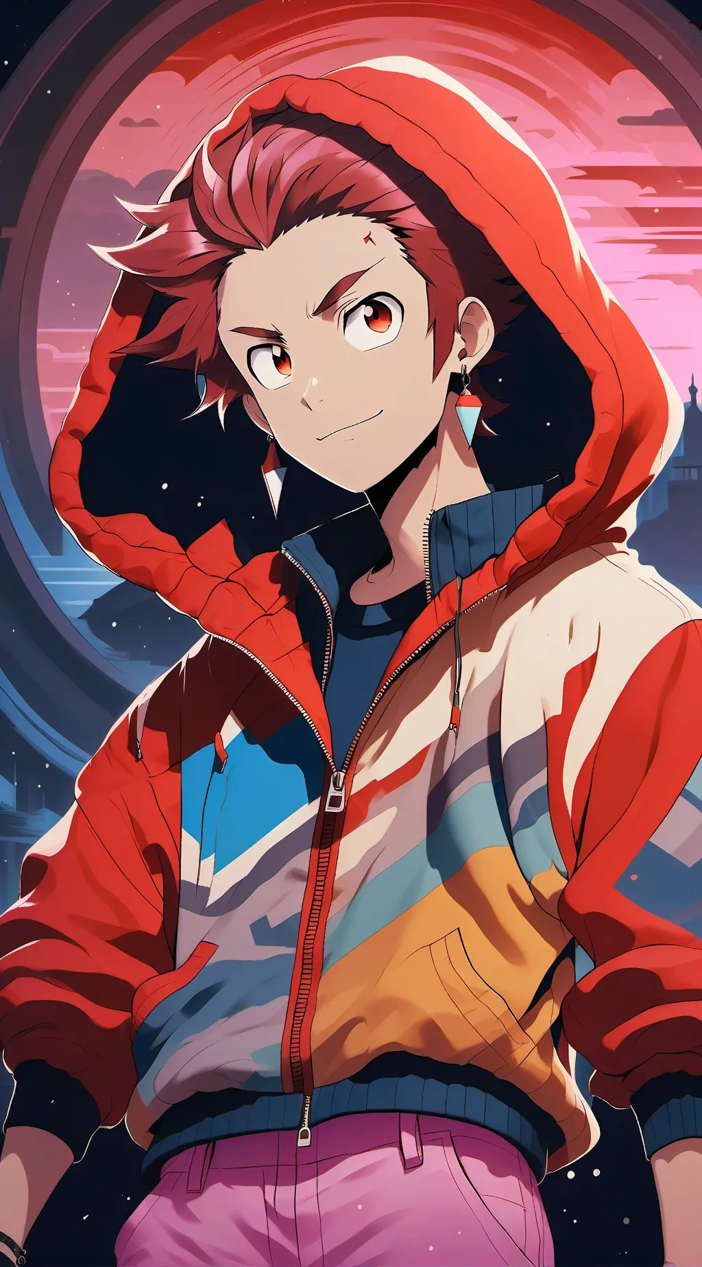 ai character: Eijiro Kirishinma background