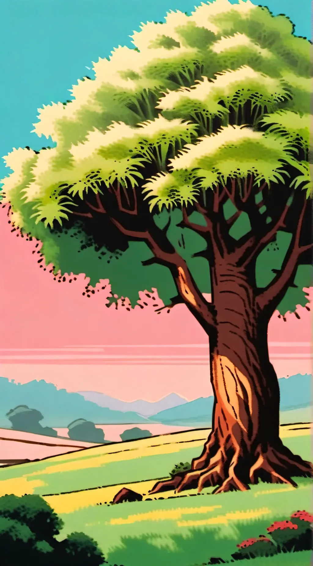 ai character: BFDI background