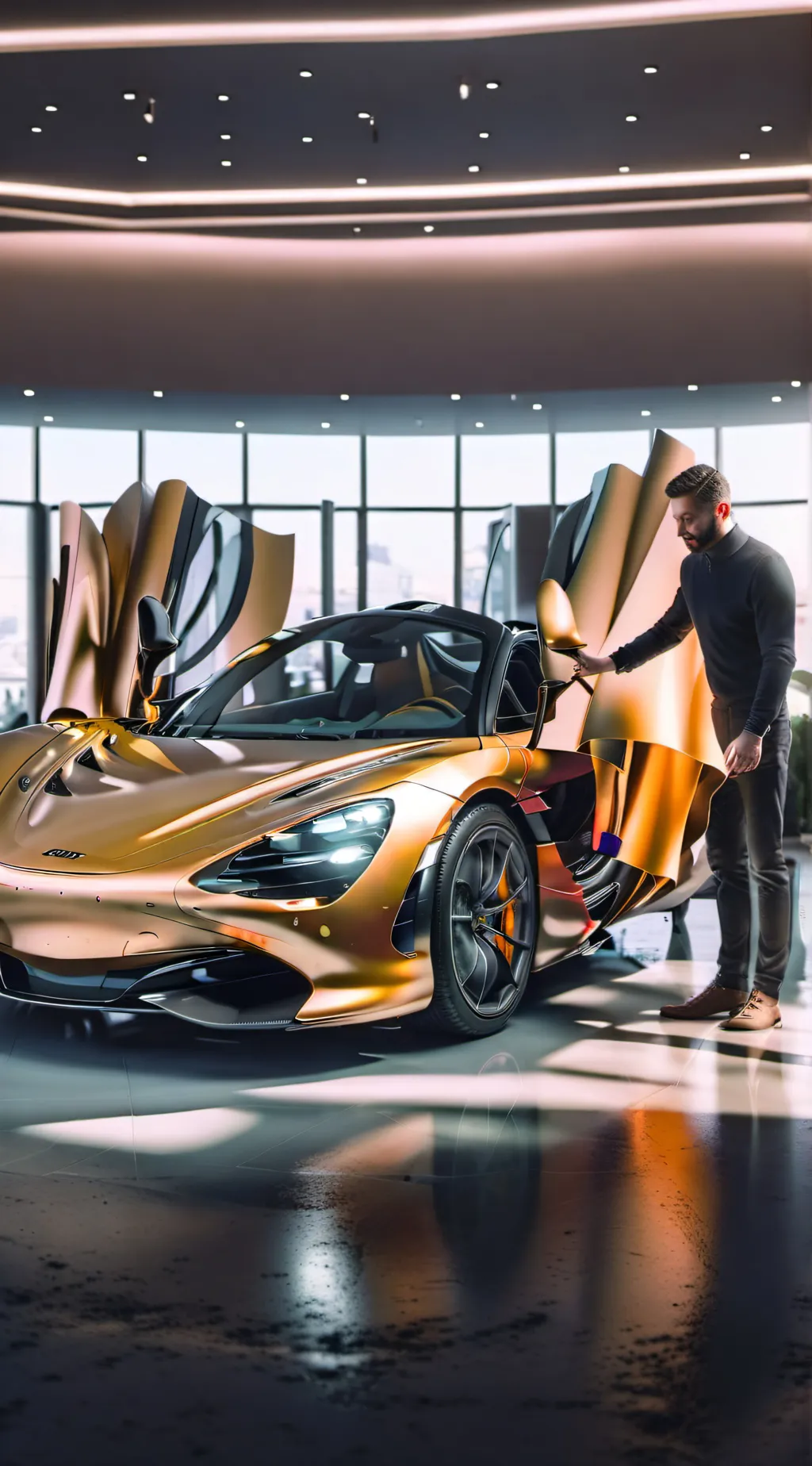 ai character: Some person background