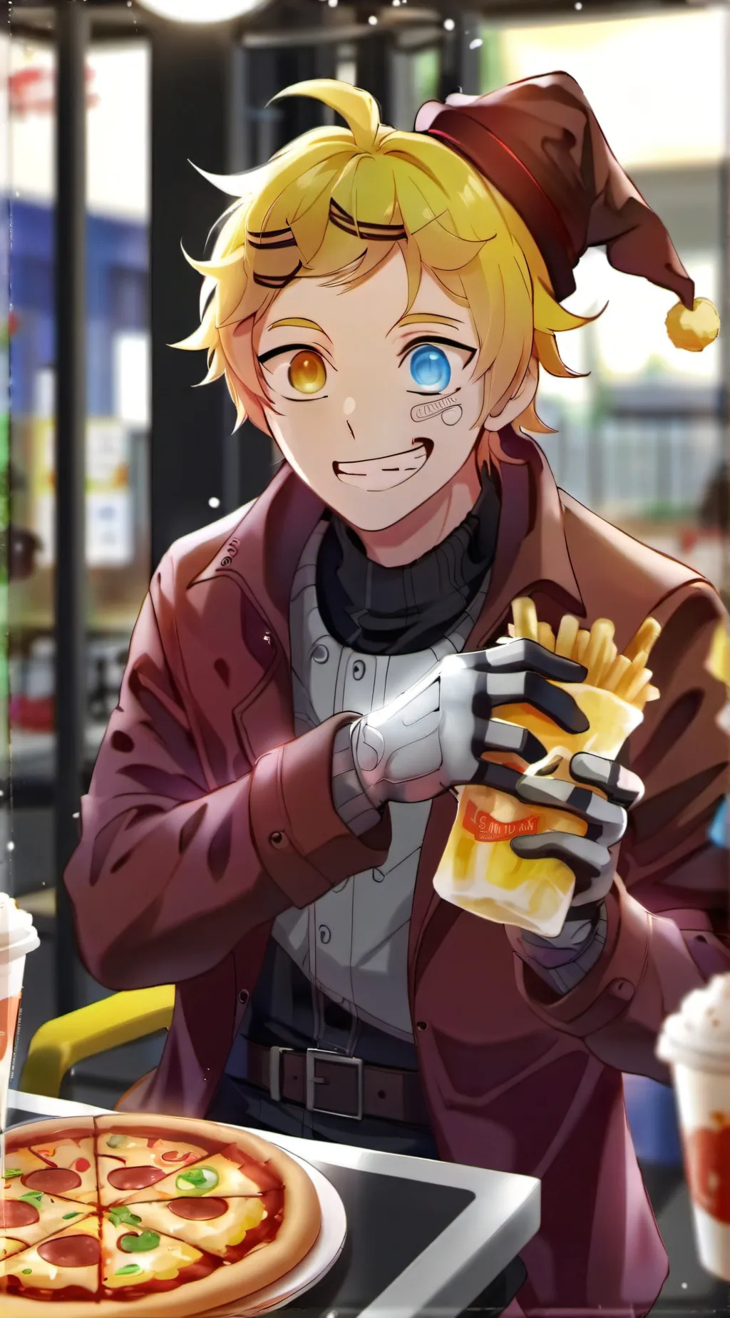 ai character: sundrop background