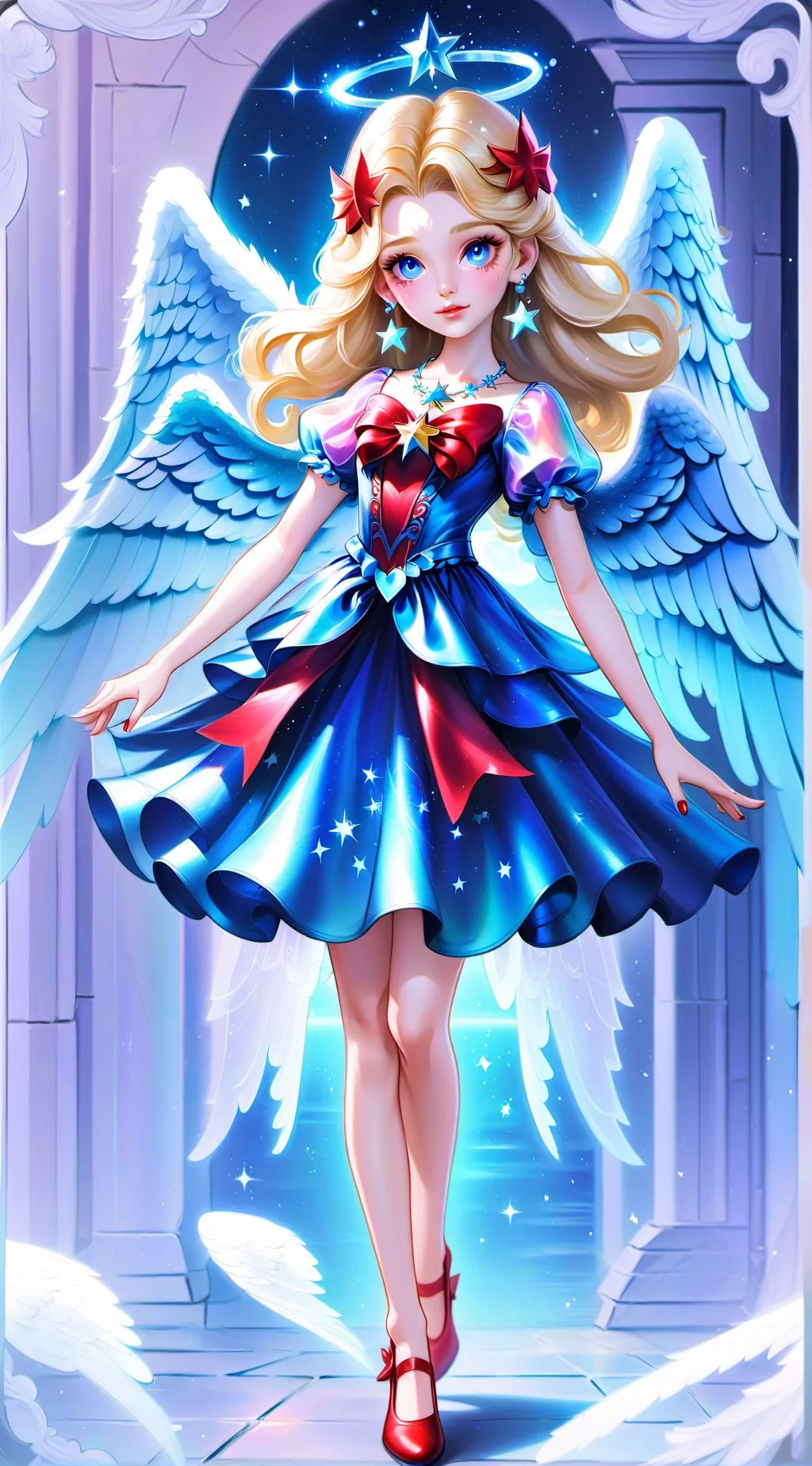 ai character: Celestia background