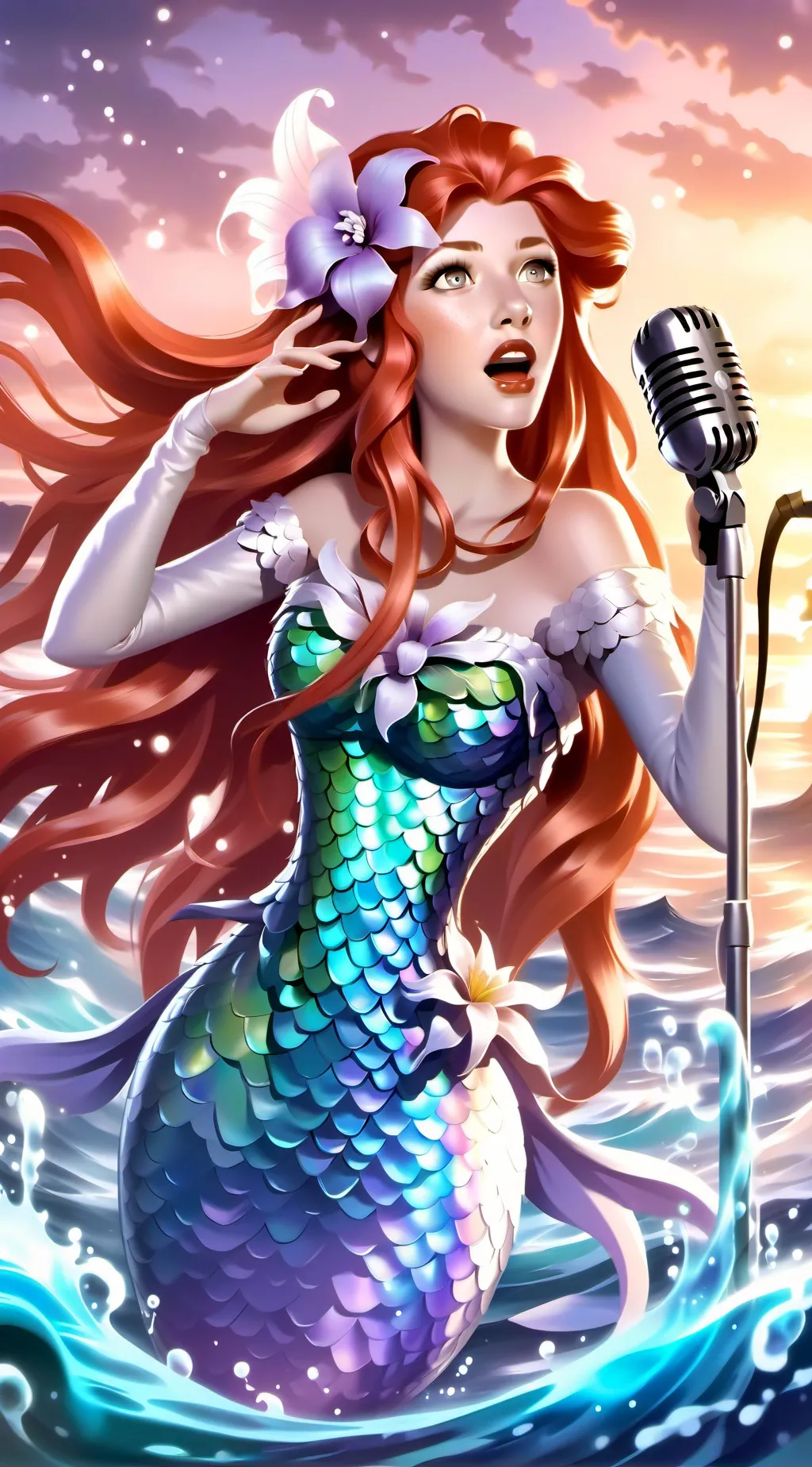 ai character: Ariel background