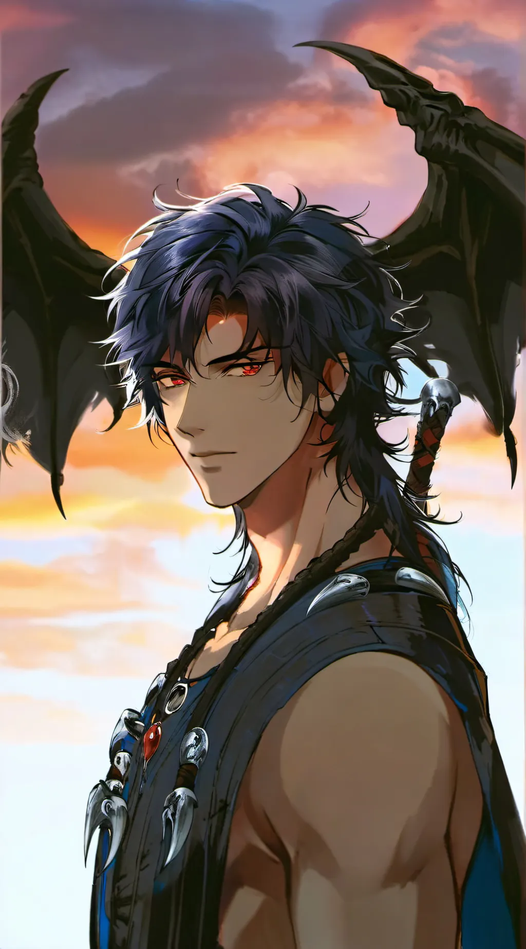 ai character: Akuma background