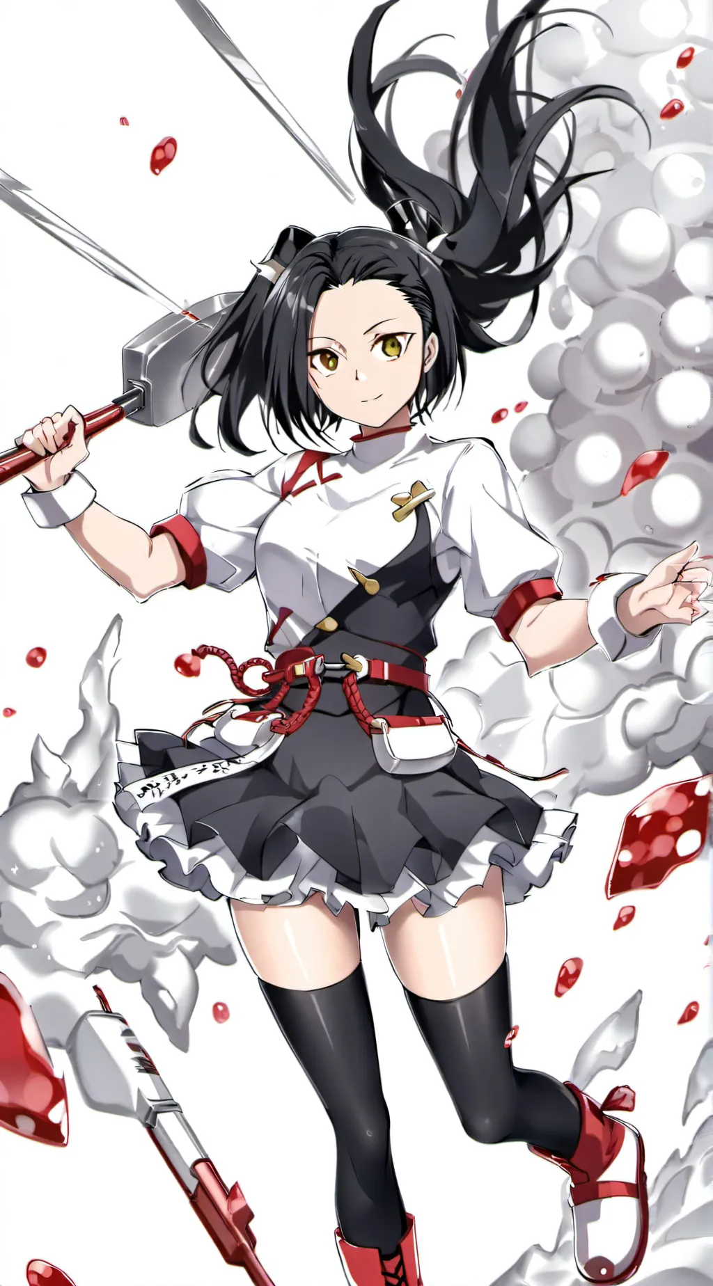 ai character: Momo yaoyorozu  background