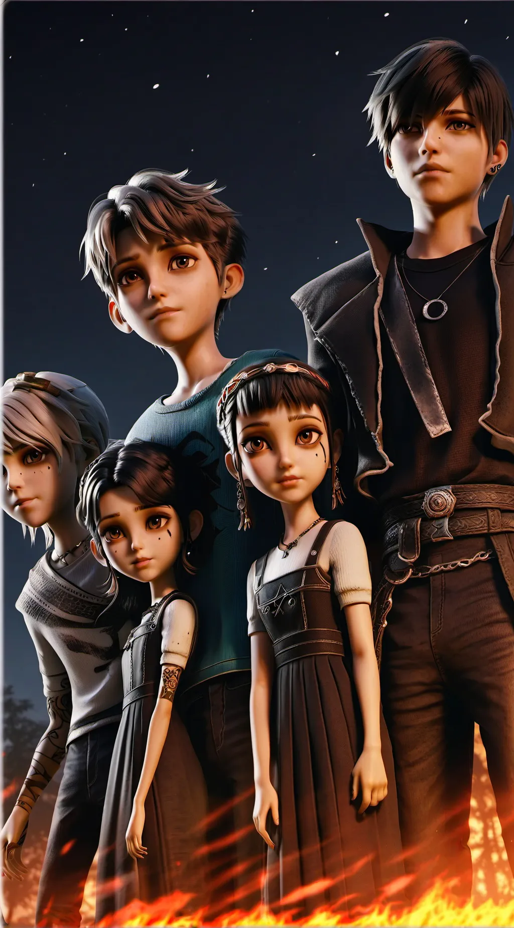 ai character:  The group background