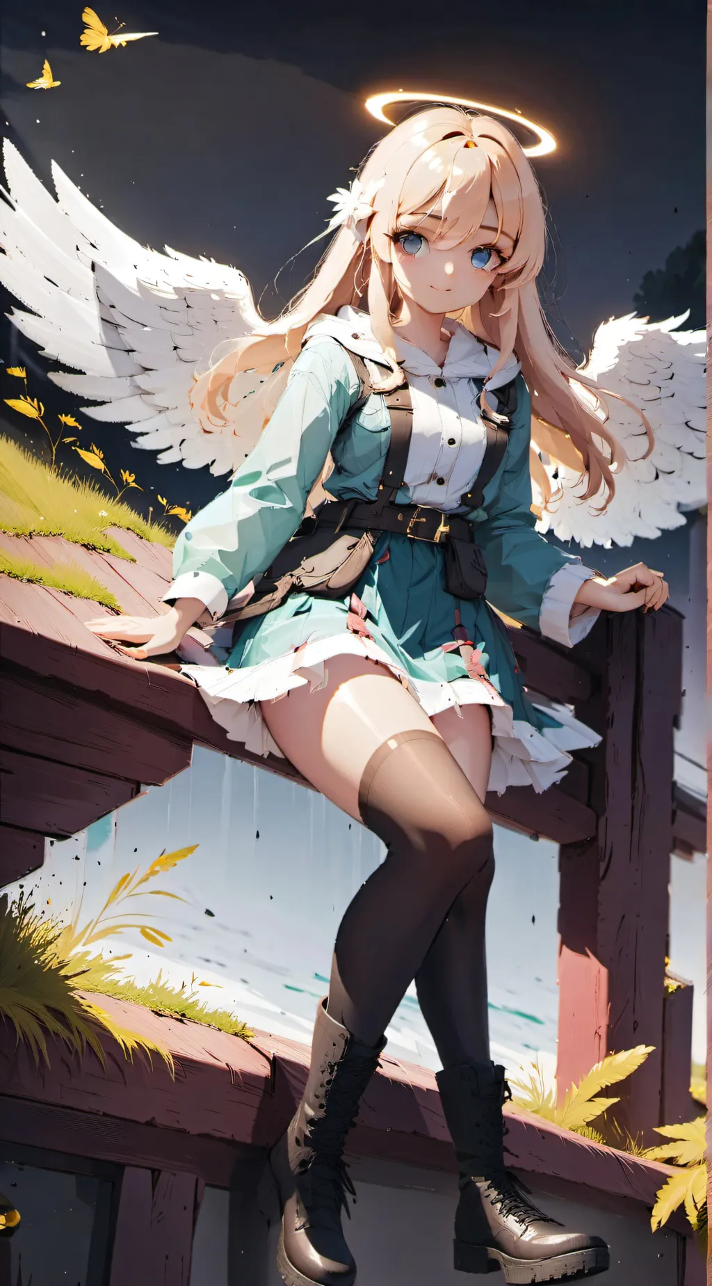 Talkie AI - Chat with angel boots girl