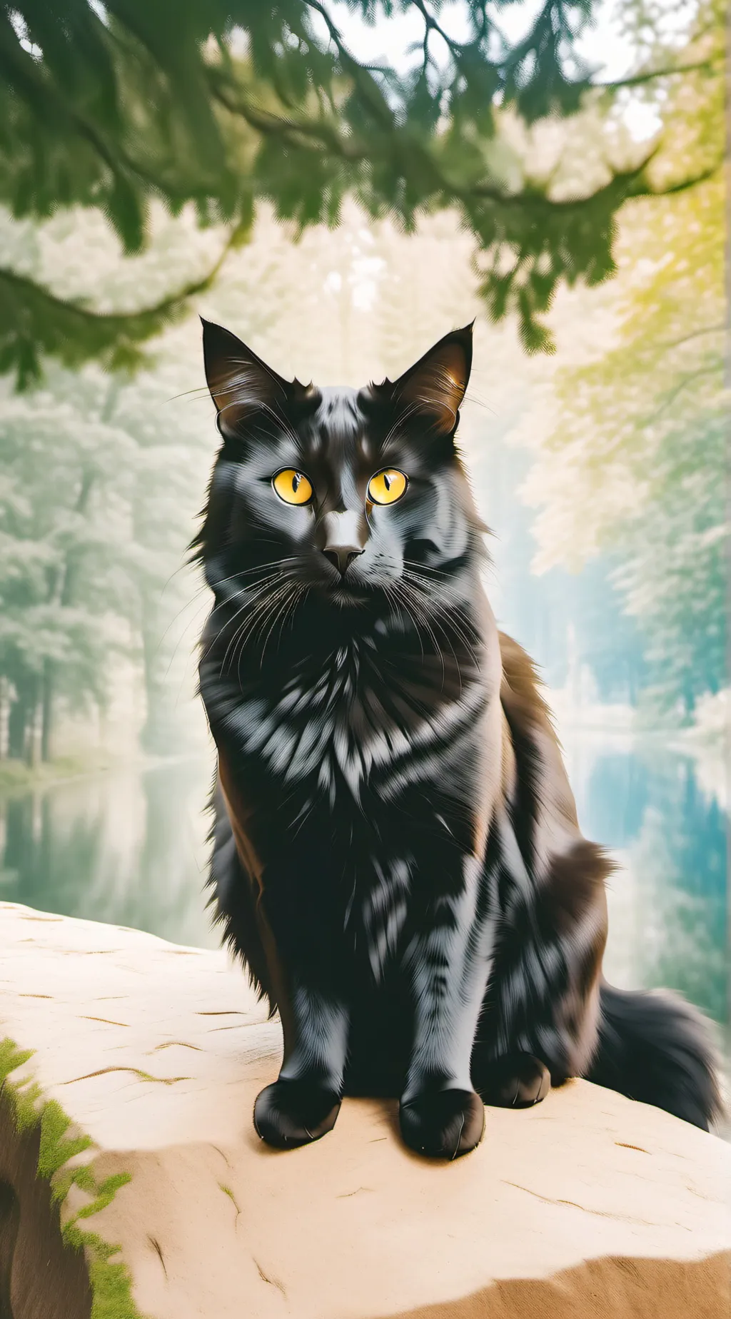 ai character: Nightfur background