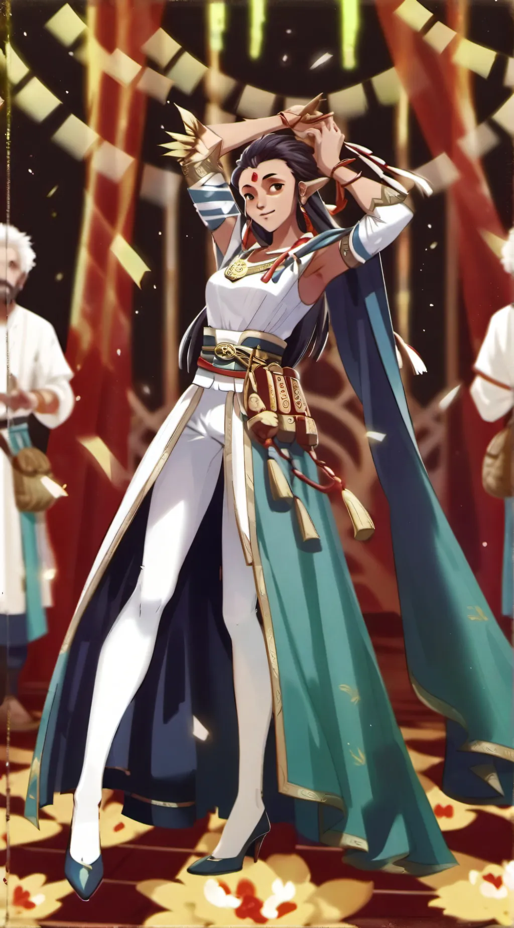 ai character: Female entity background