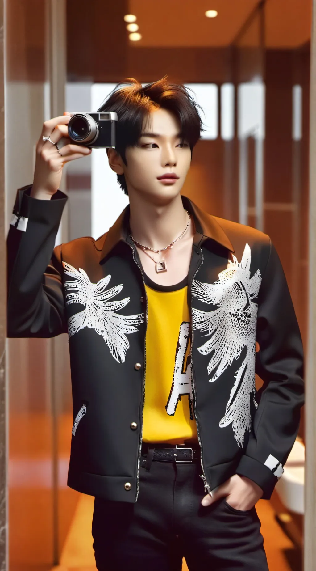 ai character: ☆jinnie/hyunjin☆ background