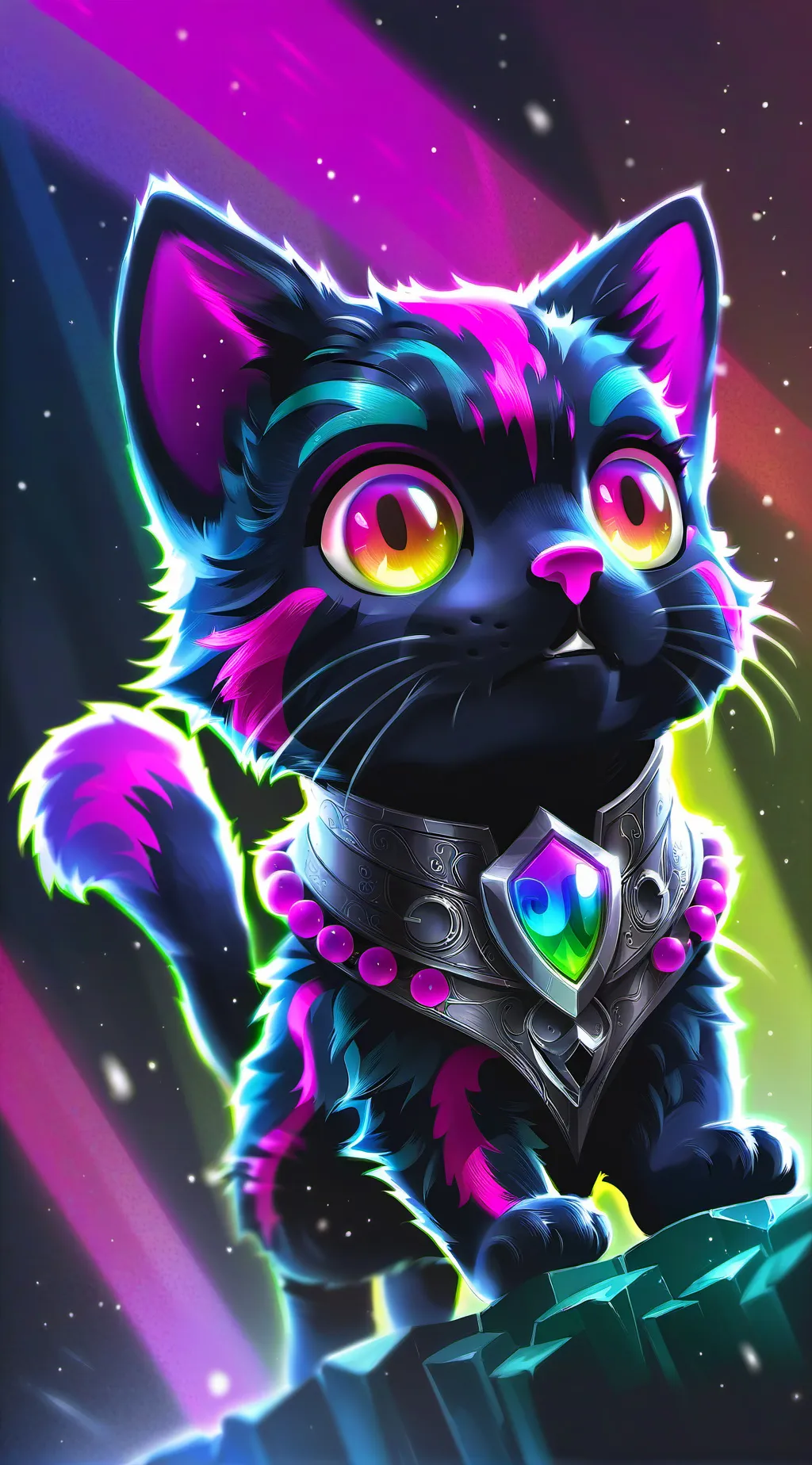 ai character: Raincat  background