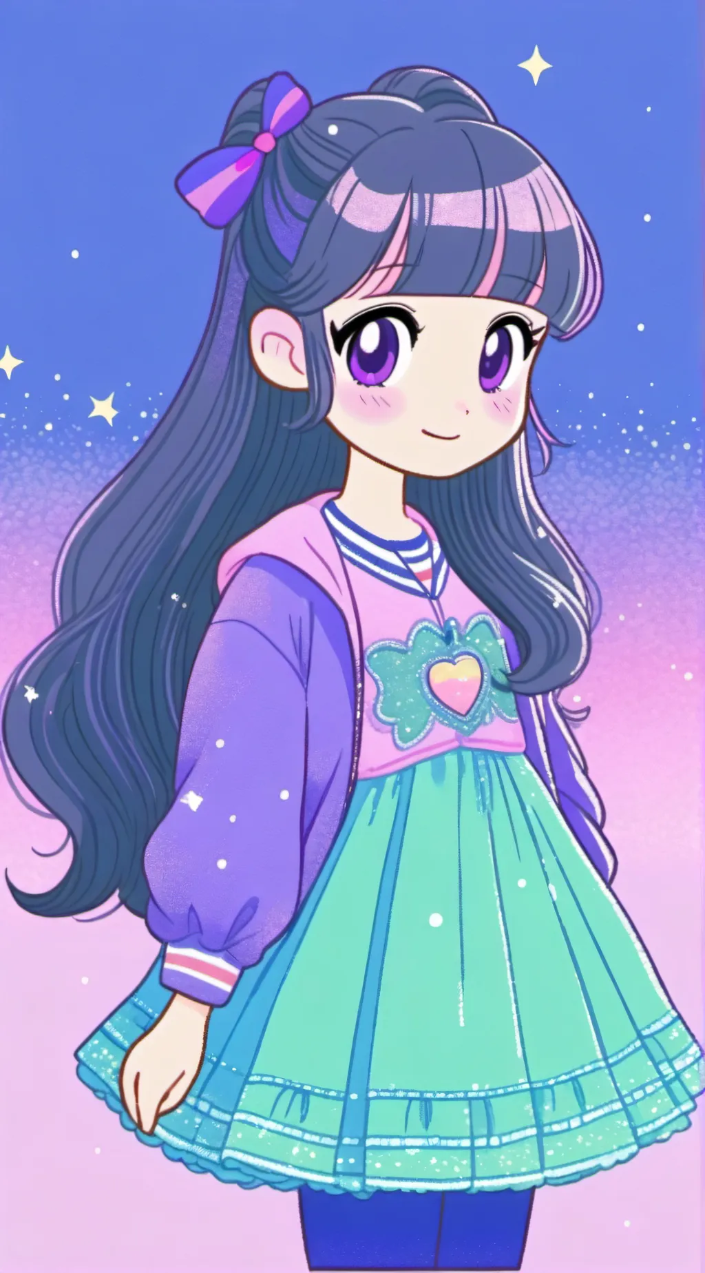 ai character: twilight sparkle background