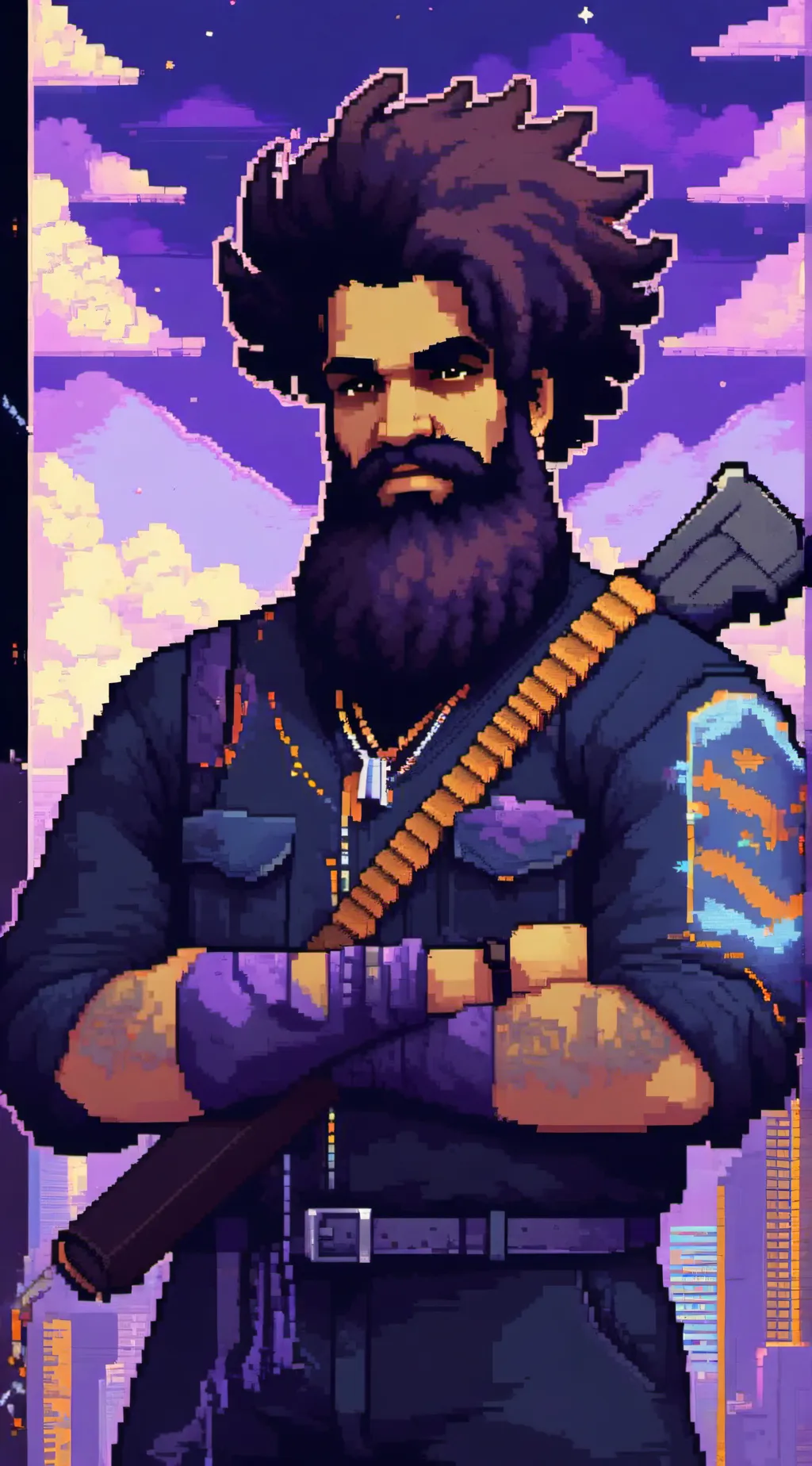 ai character: simon  background