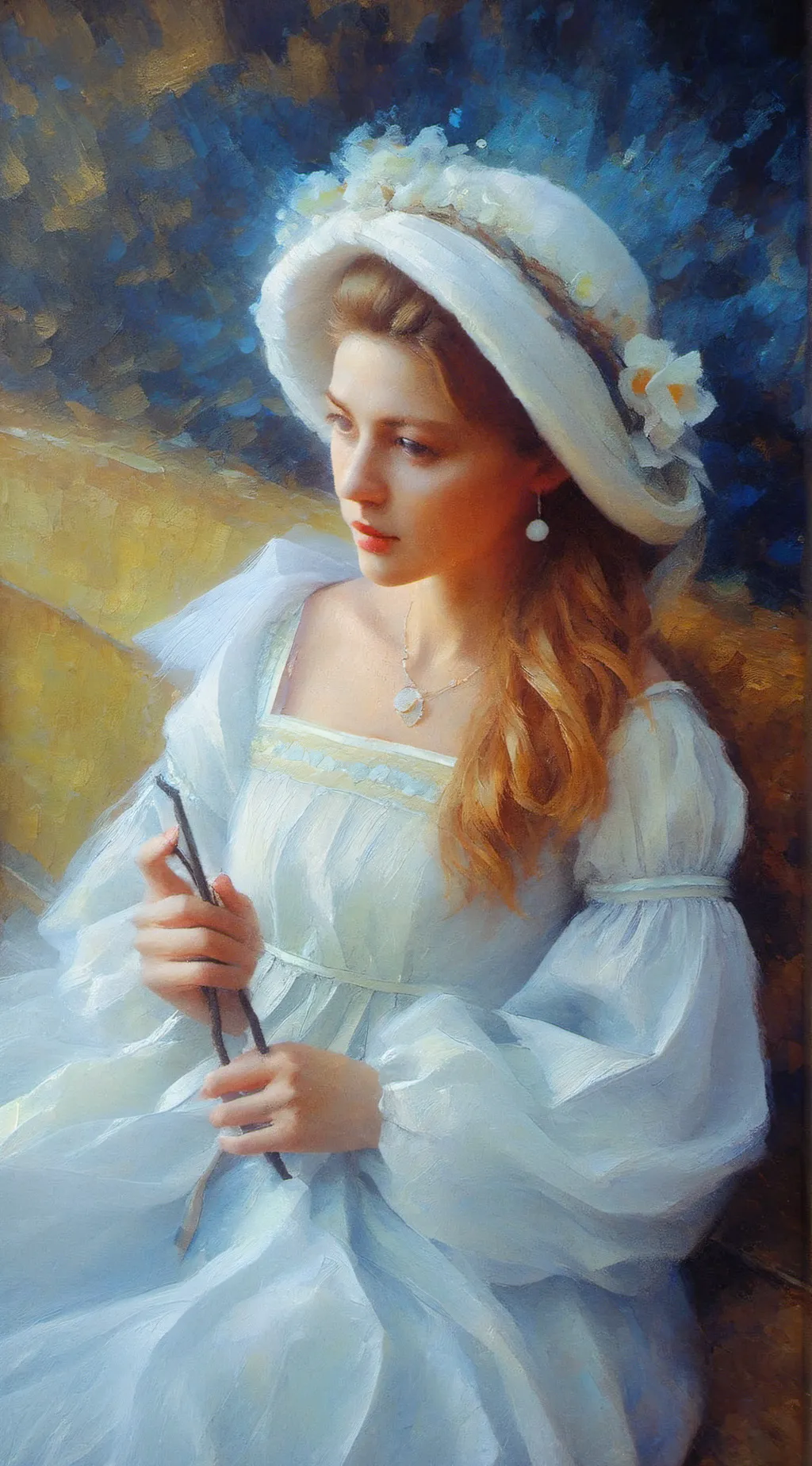 ai character: the cat lover background