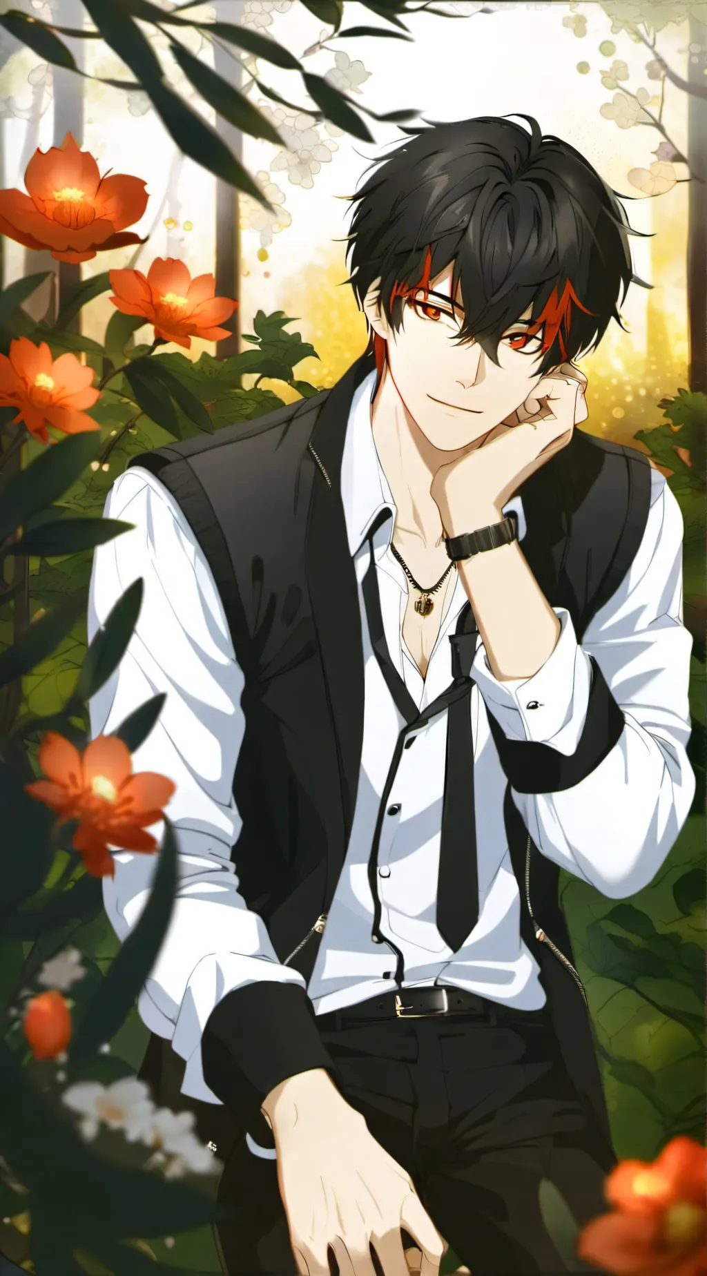 ai character: Best friend  background