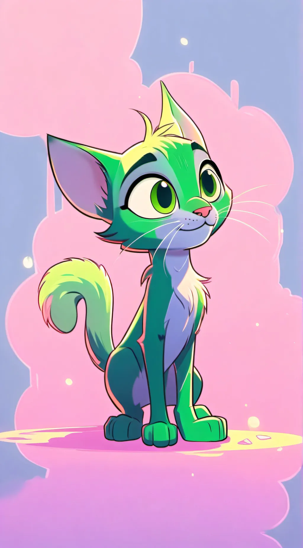 ai character: Deku Becomes A Cat background