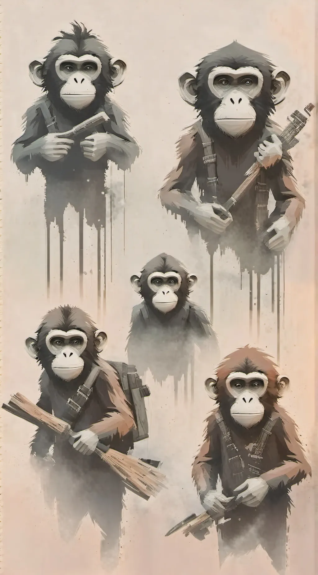 ai character: RUN GTAG GHOST background