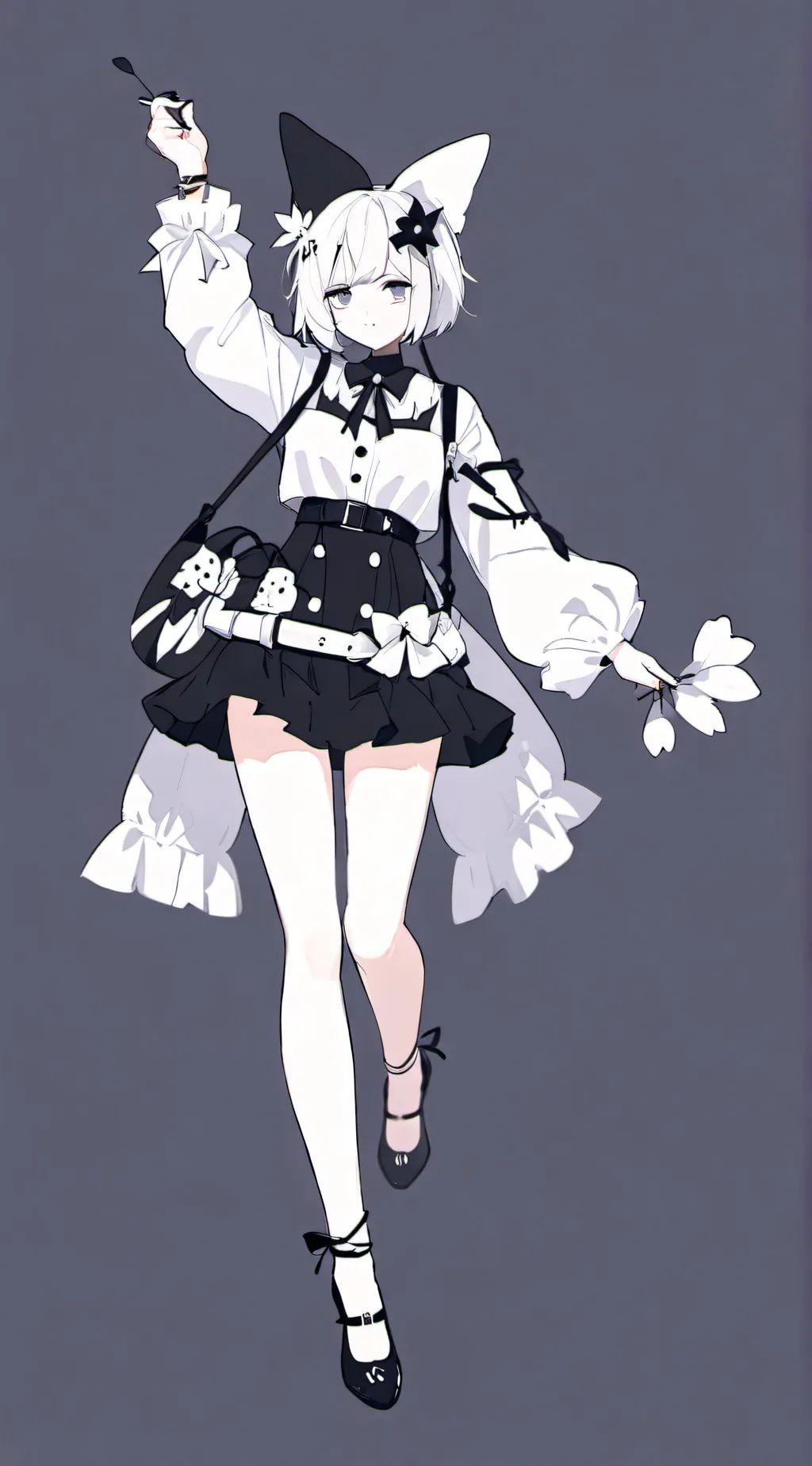 ai character: fluffy  background