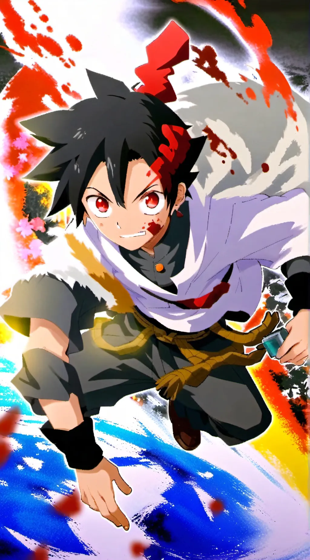 ai character: tanjiro background