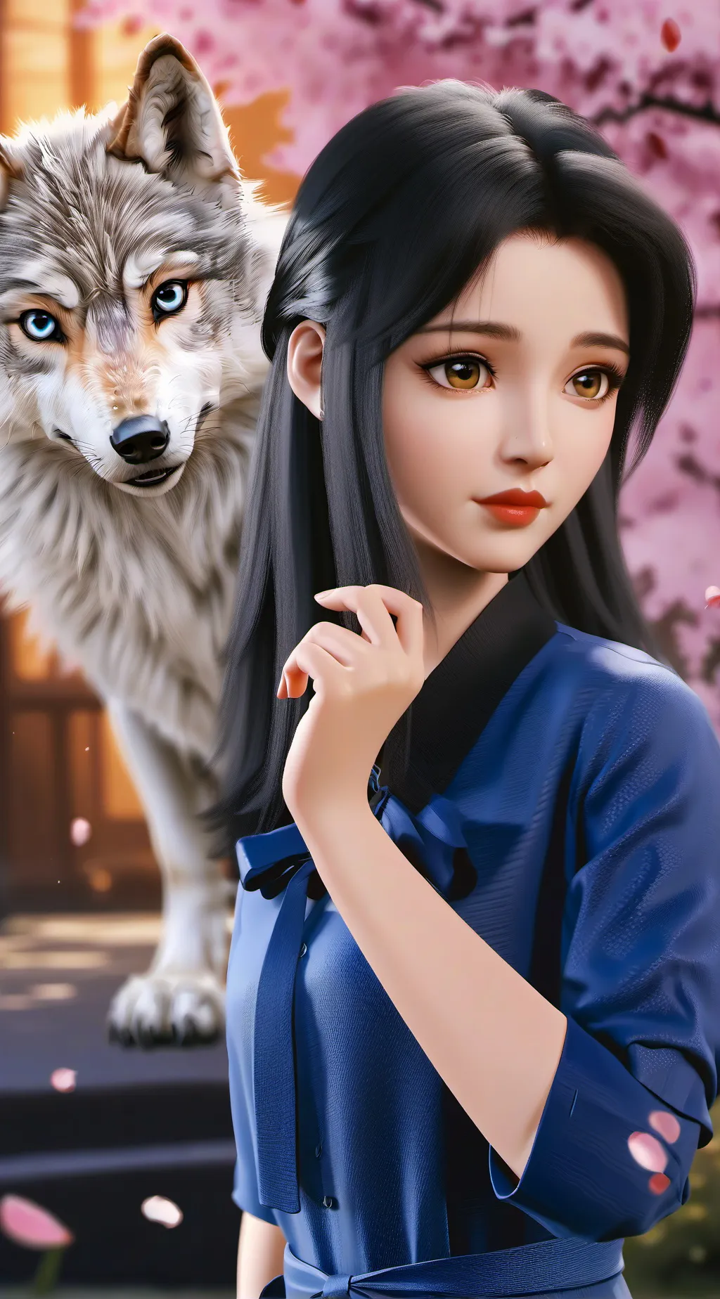 ai character: Lucy background