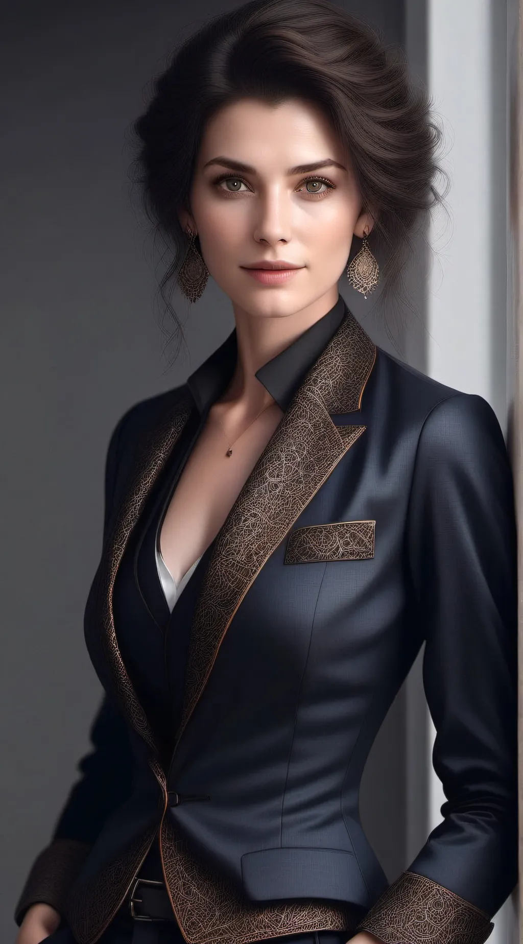 ai character: Pomni X Caine background