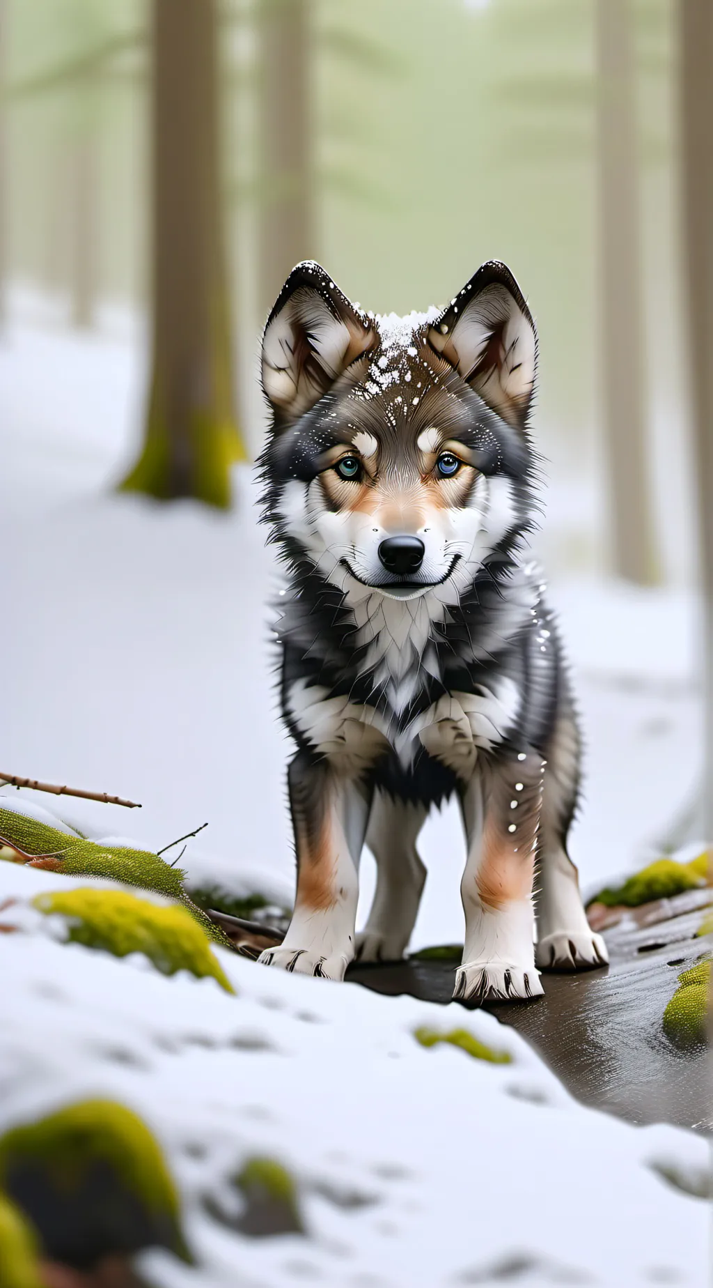 ai character: Luna  background