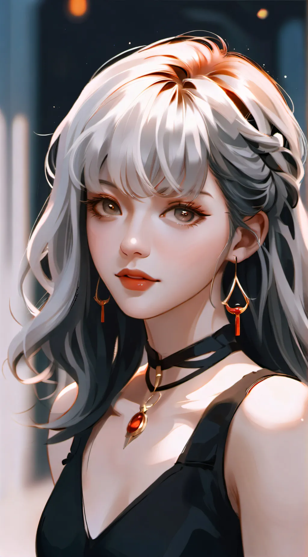 ai character: Minji Park background