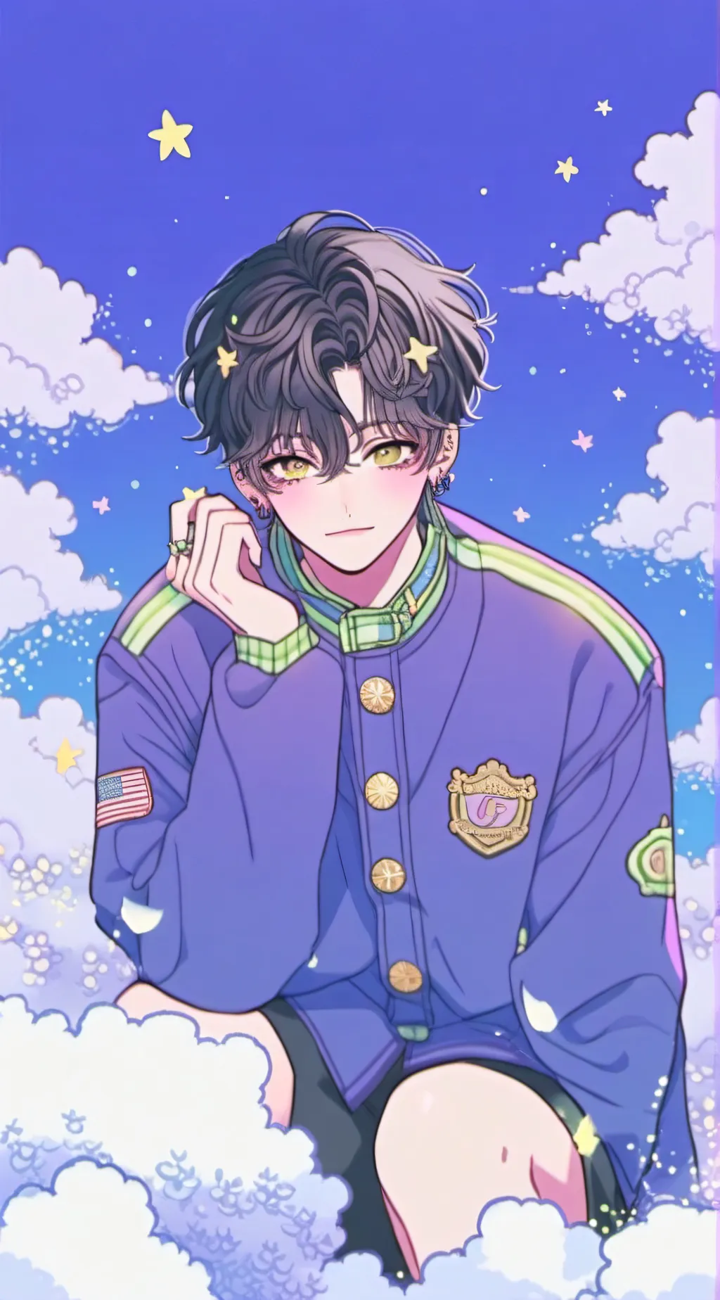 ai character: Sky background