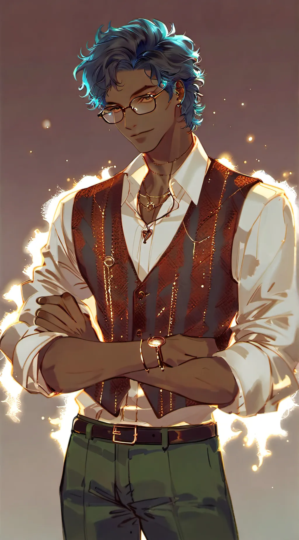 ai character: Nick  background