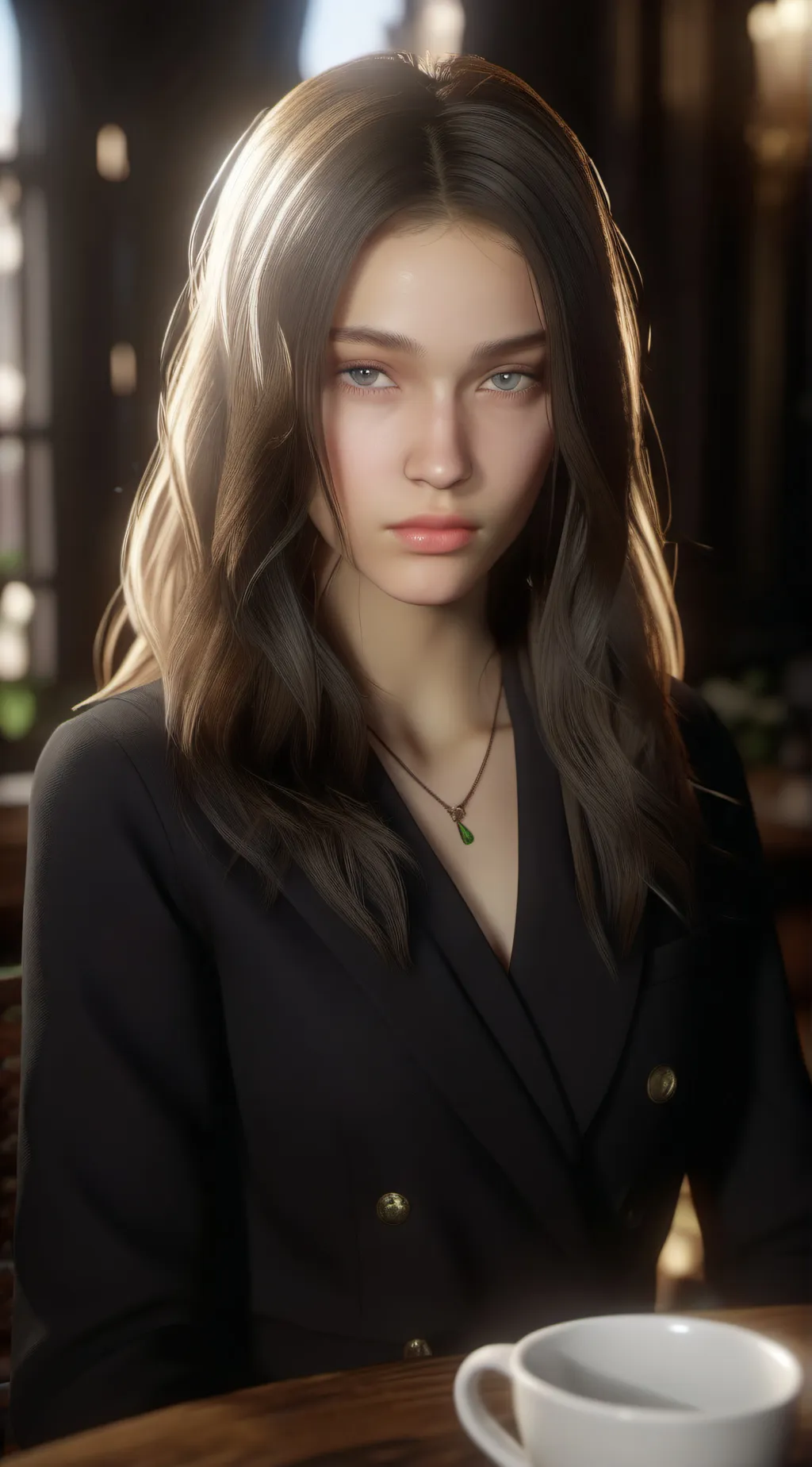 ai character: Amanda background