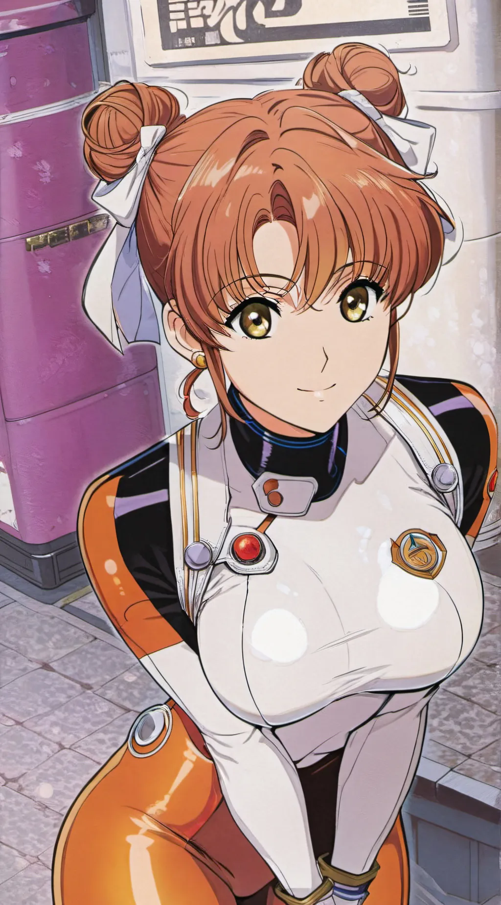 ai character: Anastasia Gray background